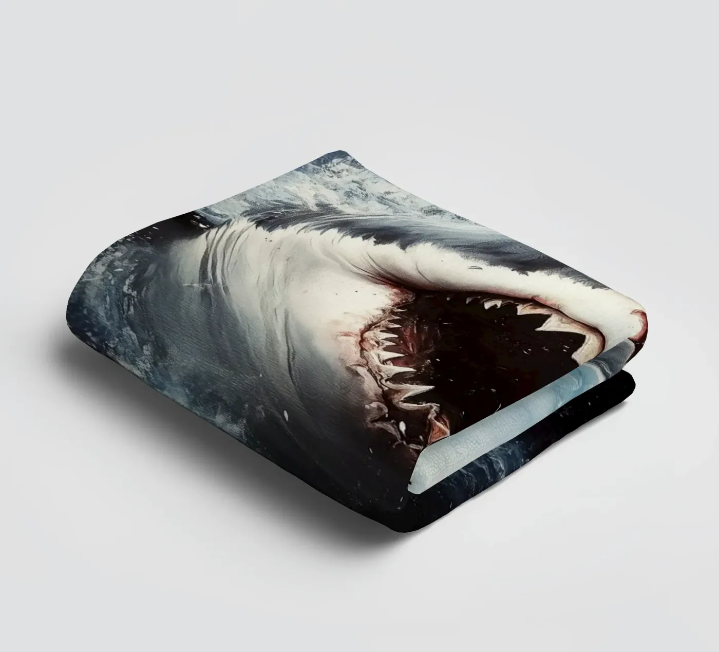 Shark towel by Lionmixart