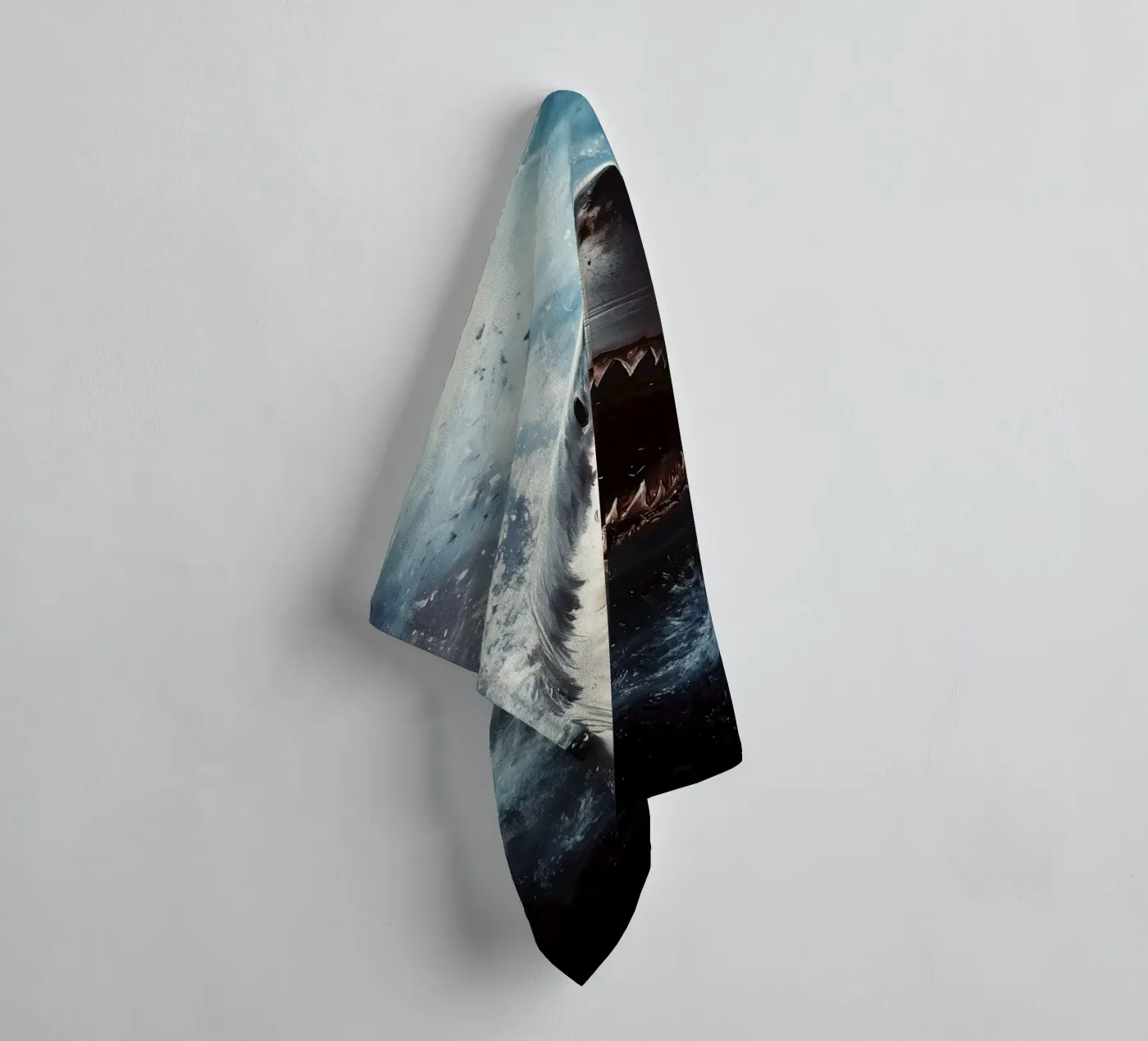 Shark towel by Lionmixart