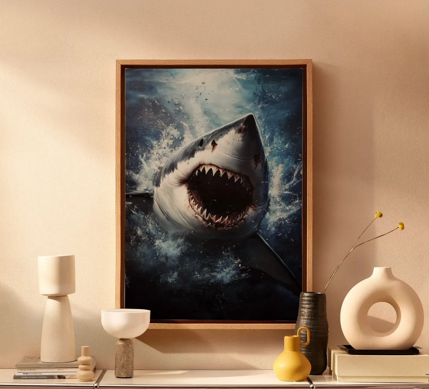 Squalo tela da Lionmixart