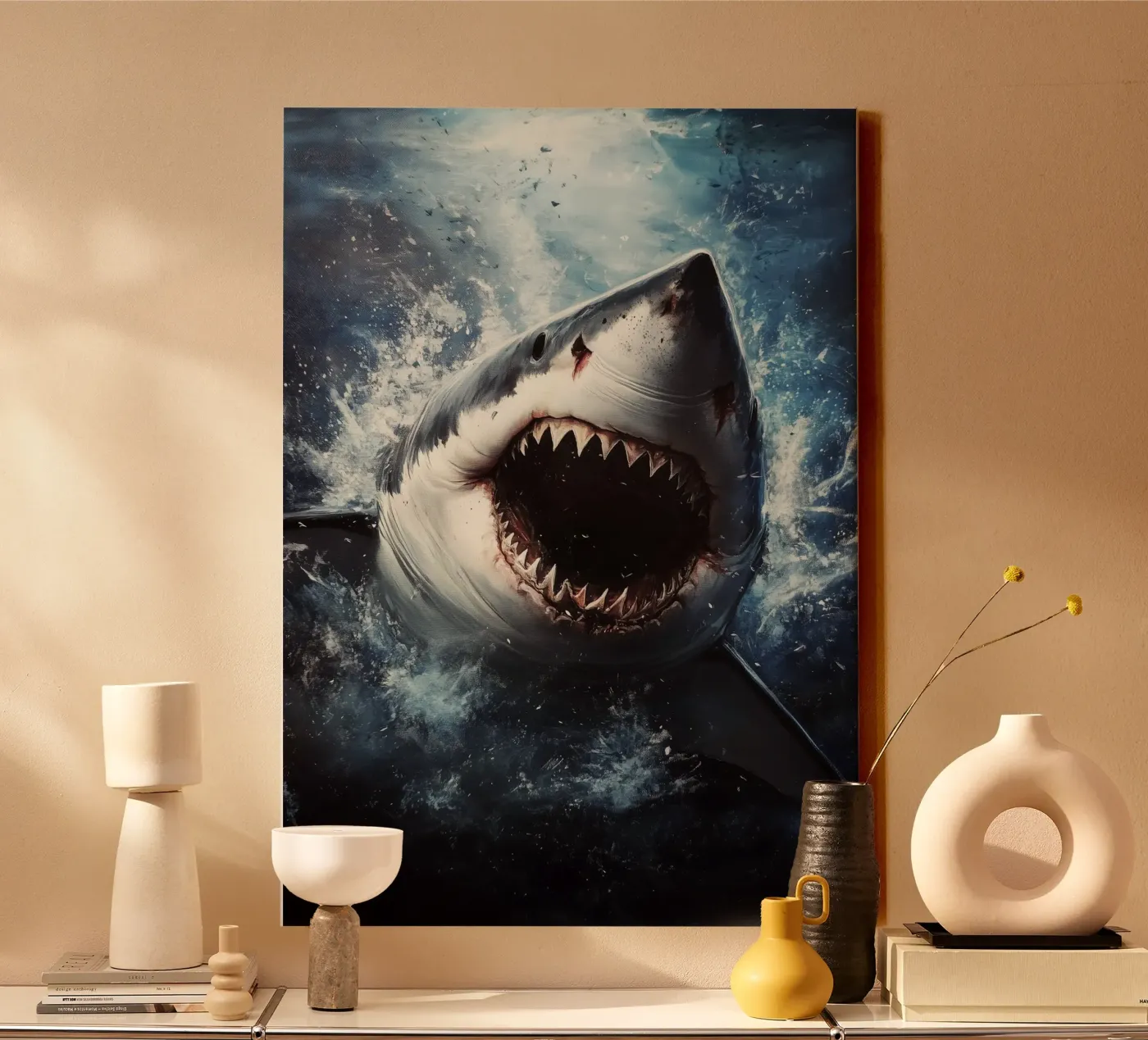 Squalo tela da Lionmixart