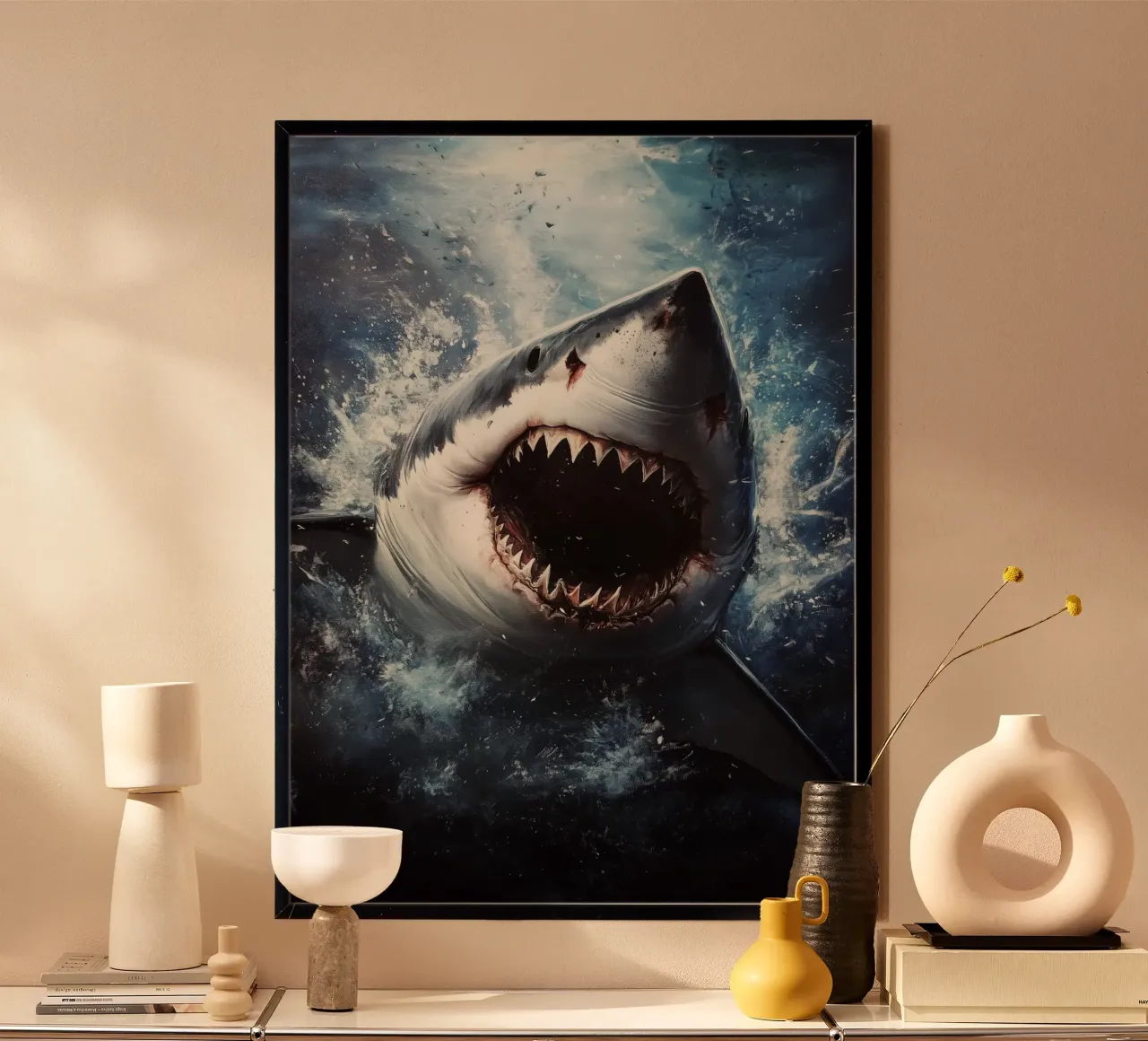 Squalo poster da Lionmixart