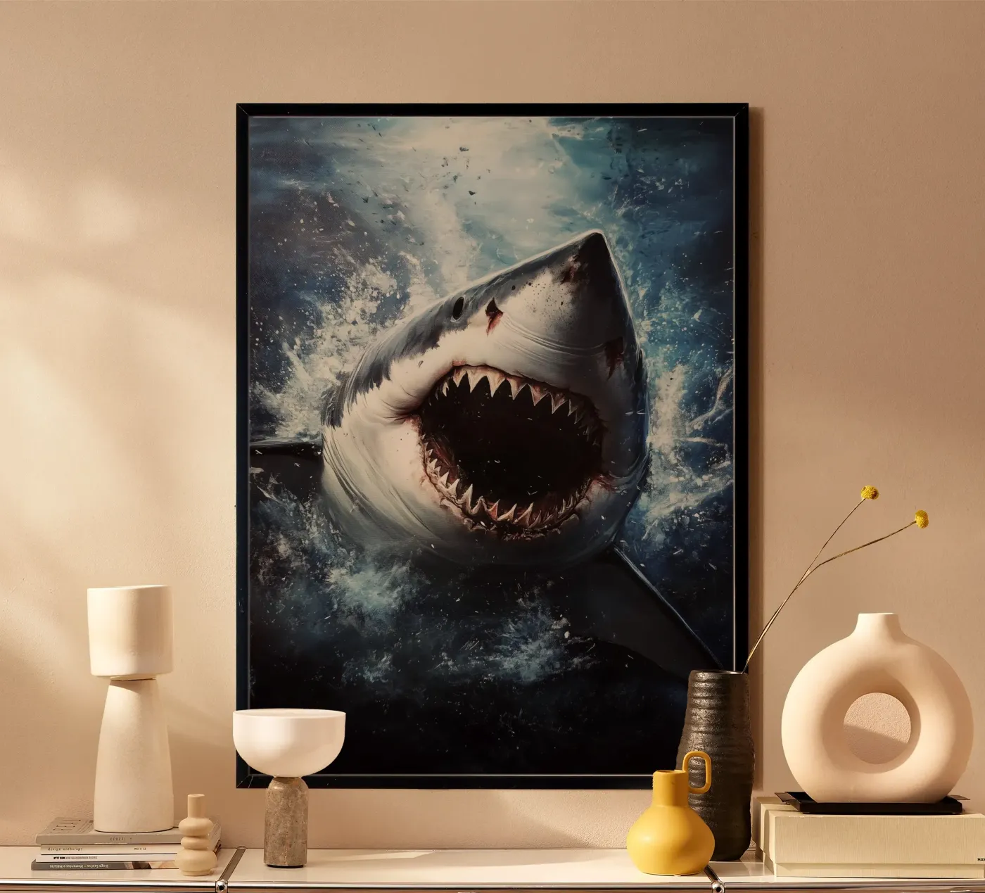 Squalo poster da Lionmixart