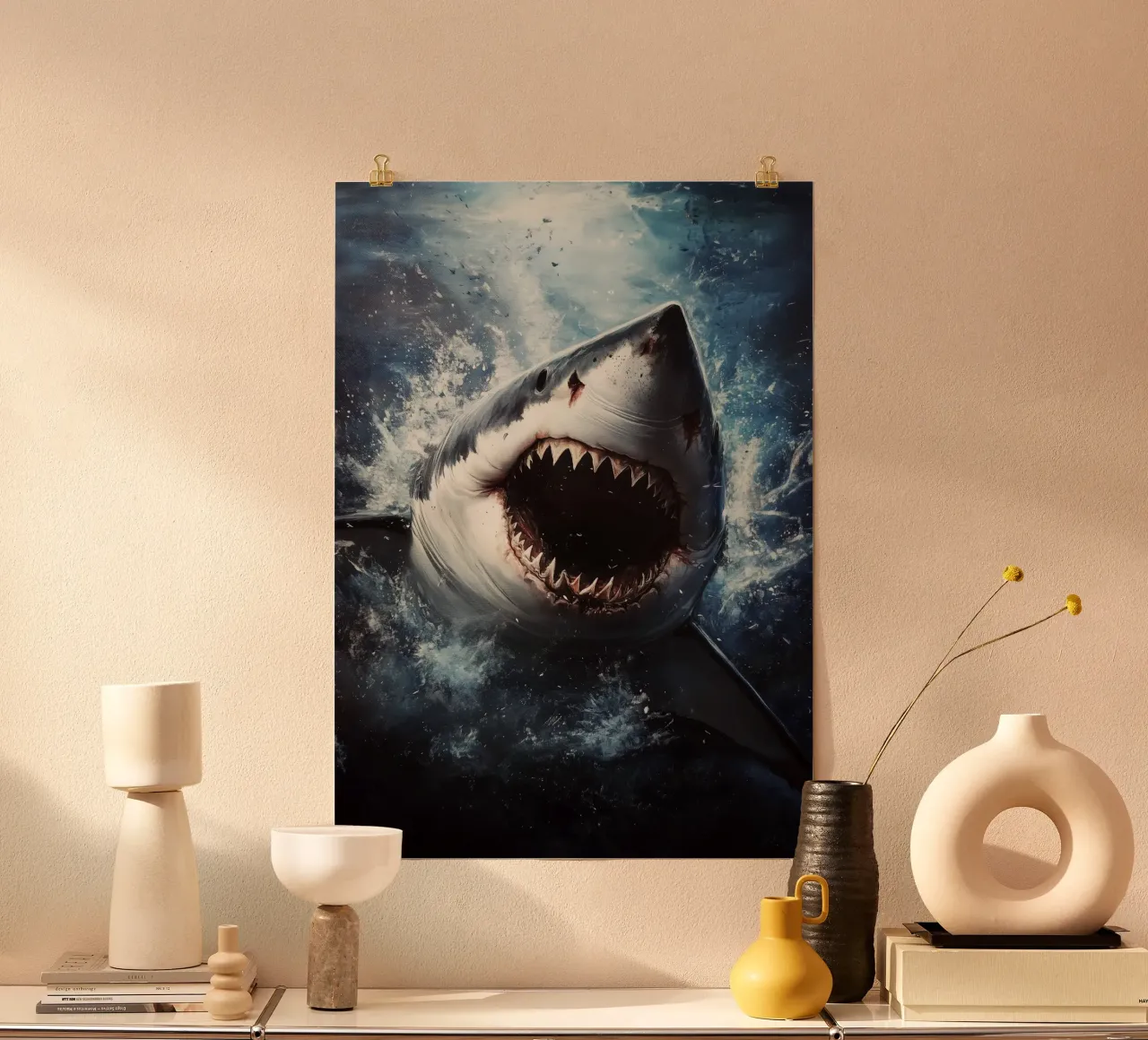 Squalo poster da Lionmixart