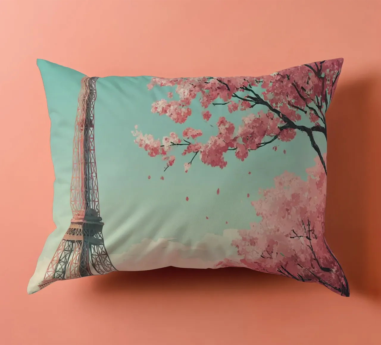 Spring in Paris cuscino da Mosaic Dialogue