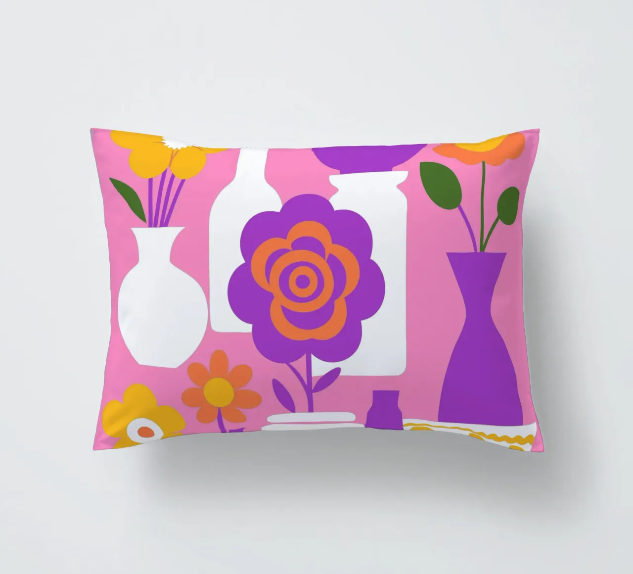 Otto vasi di fiori cuscino da FLOWER PLACE SHOP