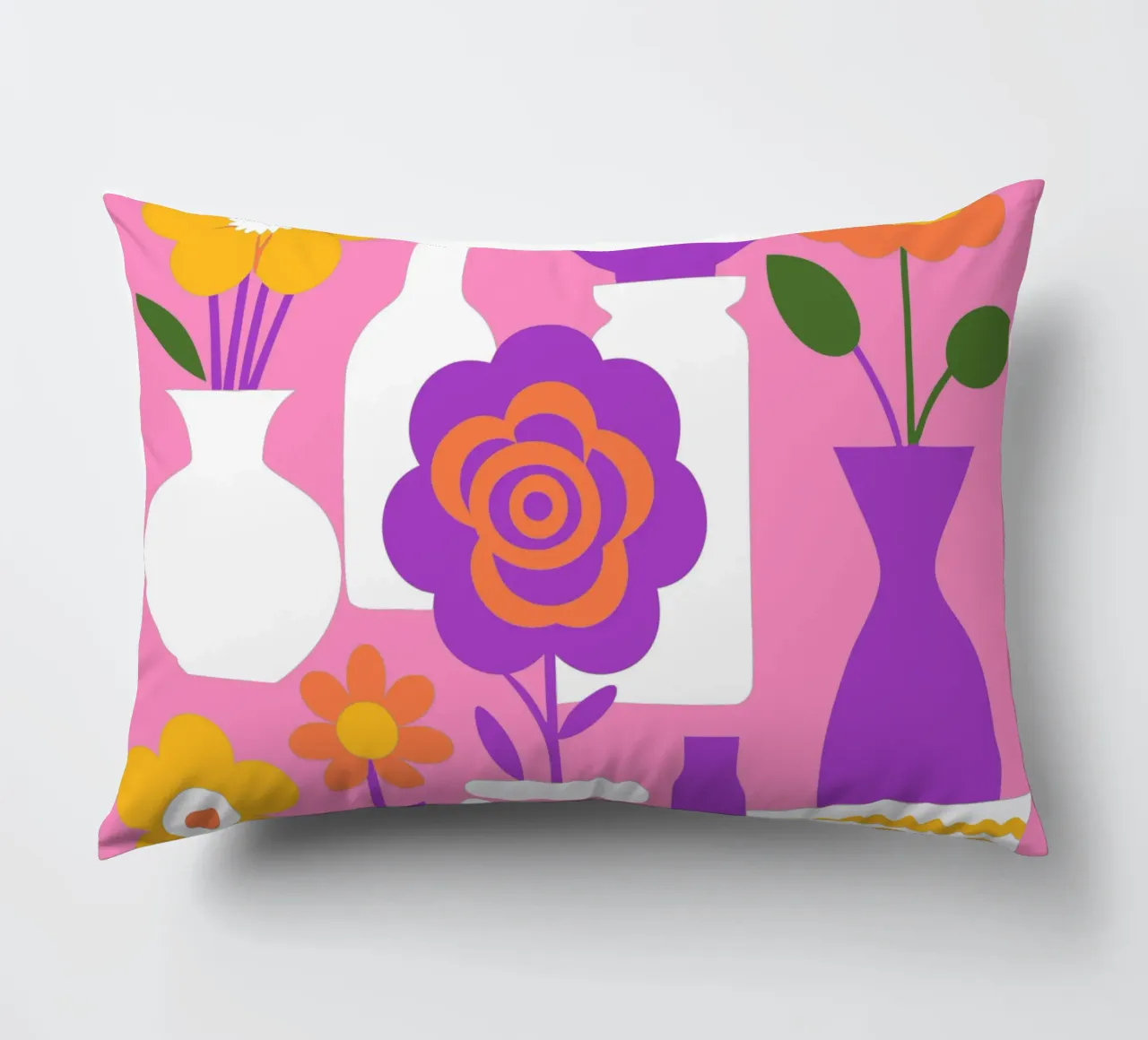 Otto vasi di fiori cuscino da FLOWER PLACE SHOP
