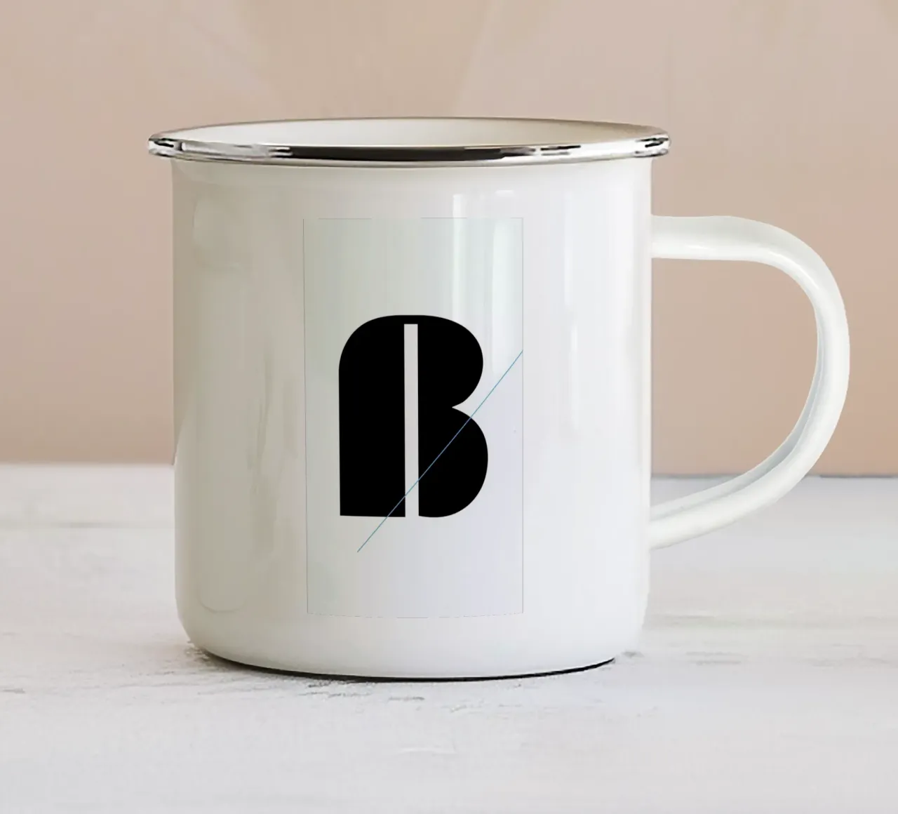Eszet in black tazza in smalto da Oh Darling