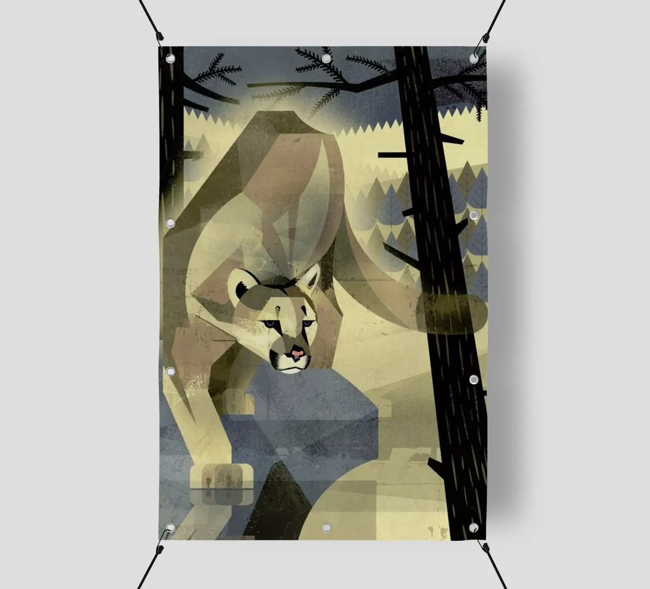 Mountain Lion telo in pvc da Dieter Braun
