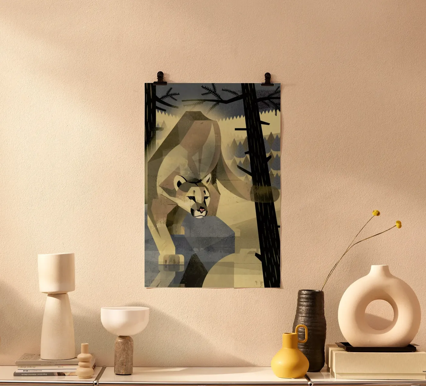 Mountain Lion poster by Dieter Braun