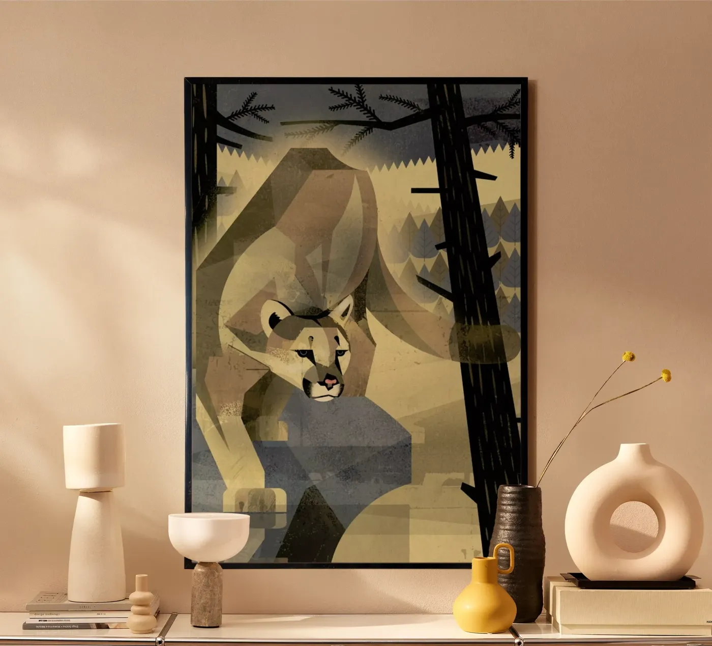 Mountain Lion poster by Dieter Braun
