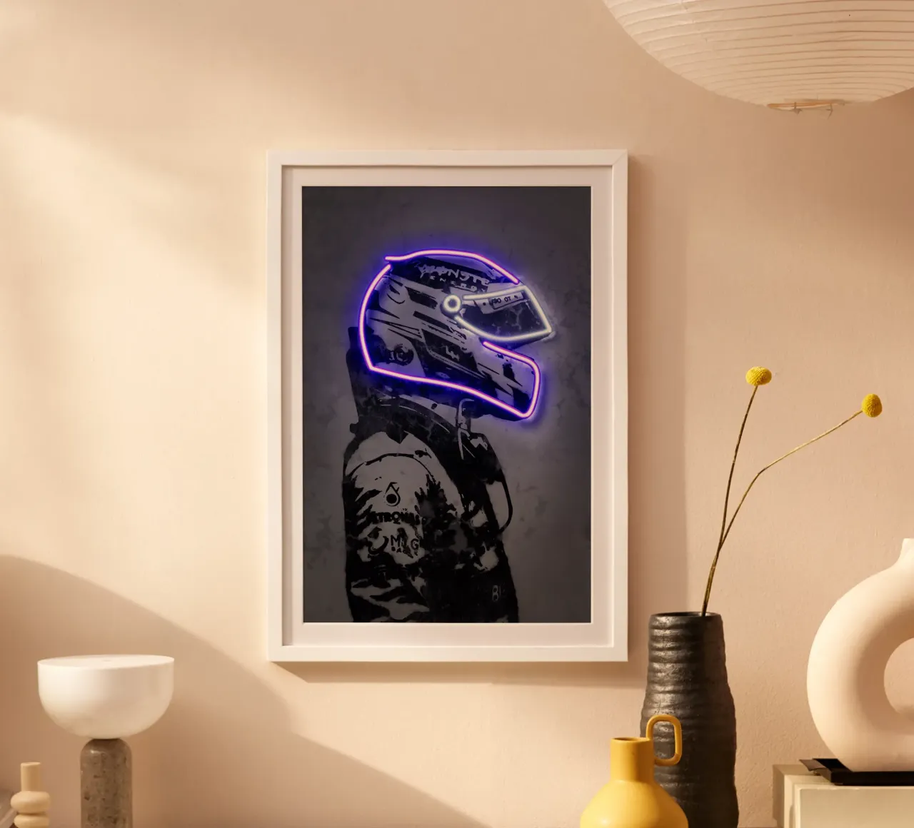 Hamilton poster con telaio in legno da Octavian