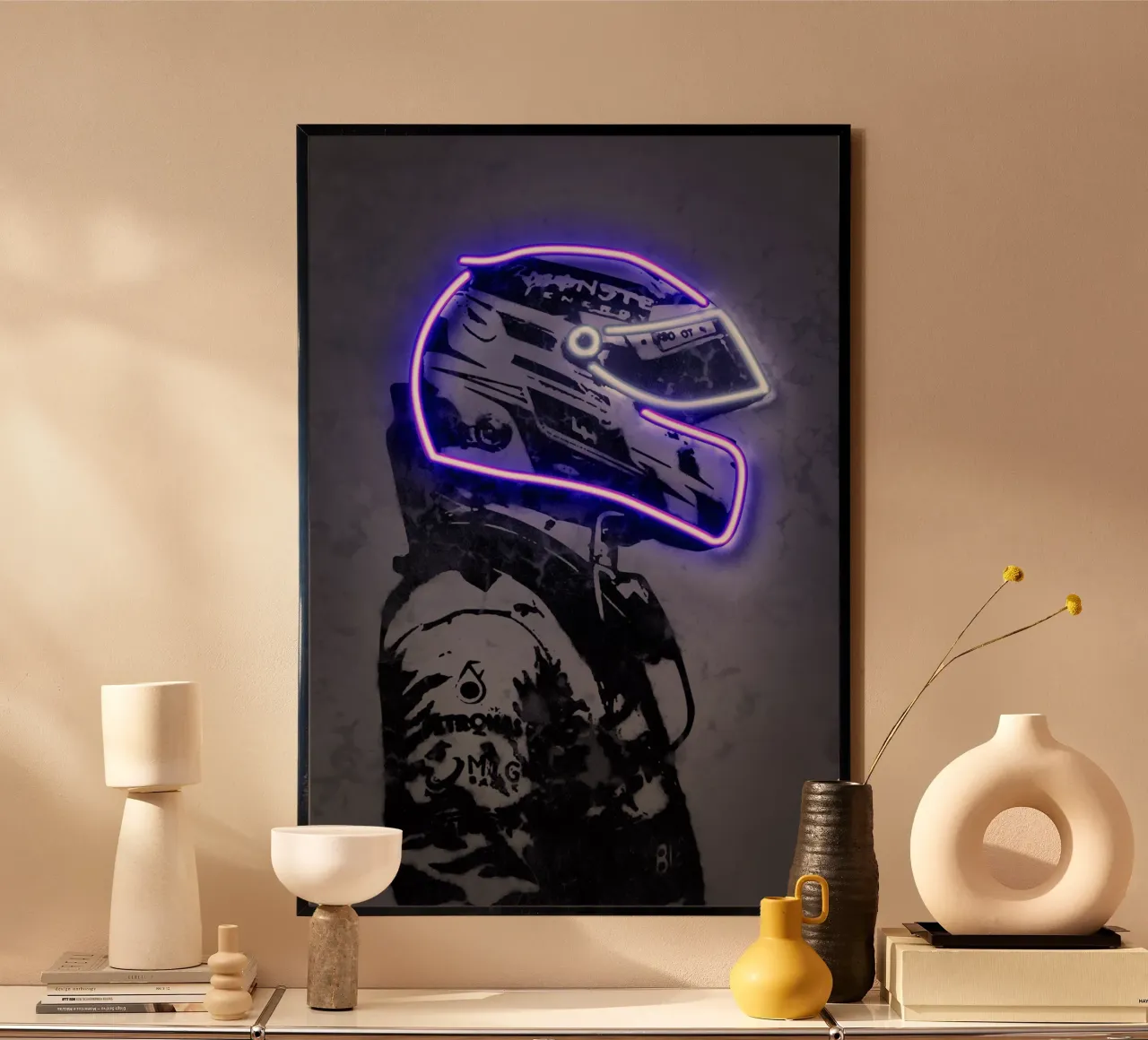 Hamilton poster con telaio in legno da Octavian