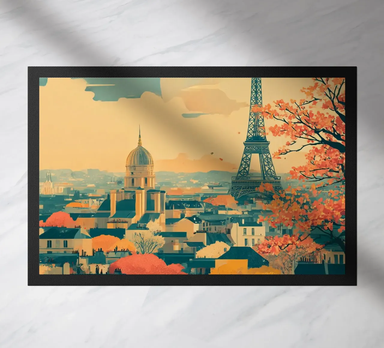 Autumn Reverie over Paris zerbino da Mosaic Dialogue