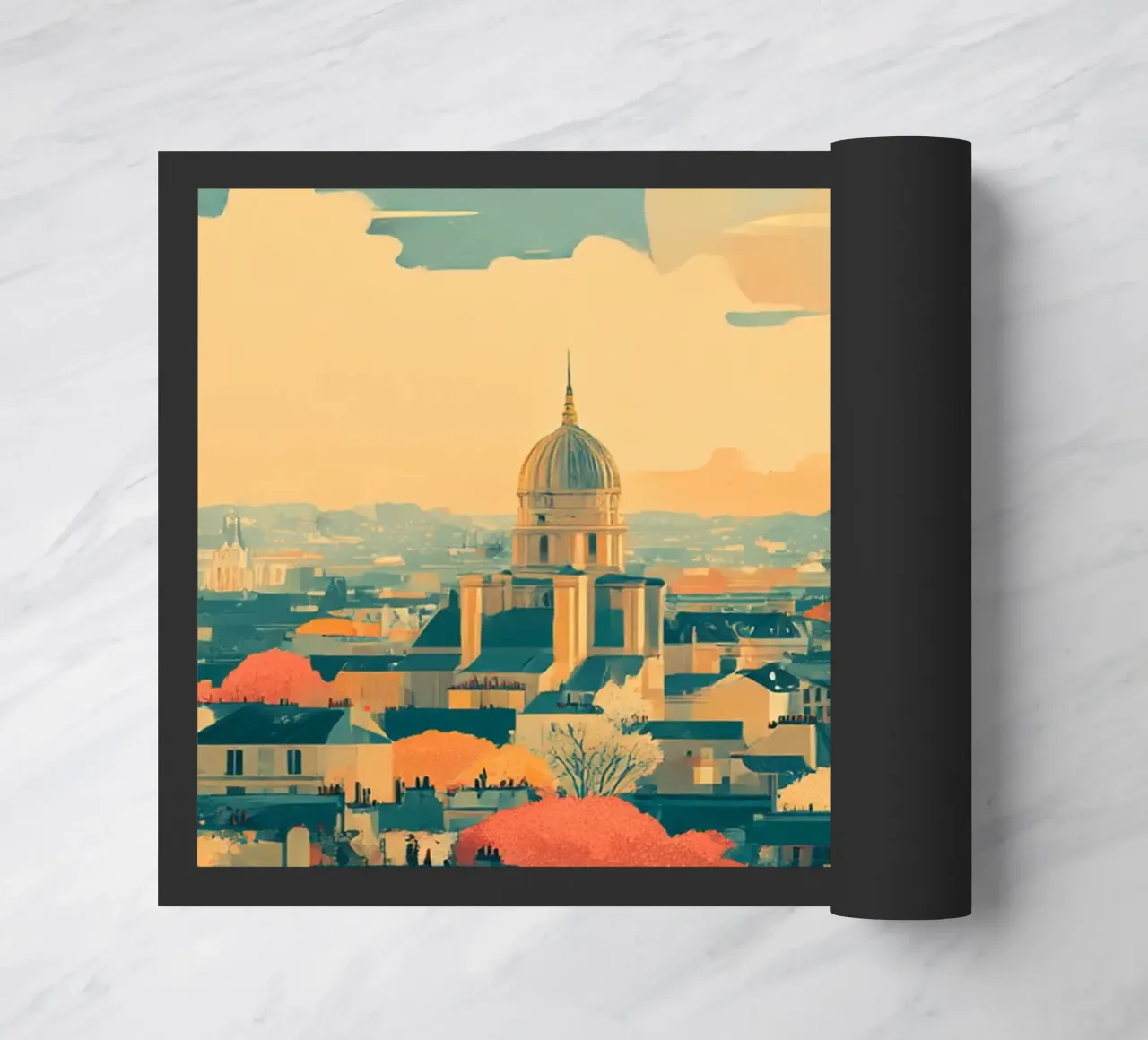 Autumn Reverie over Paris zerbino da Mosaic Dialogue