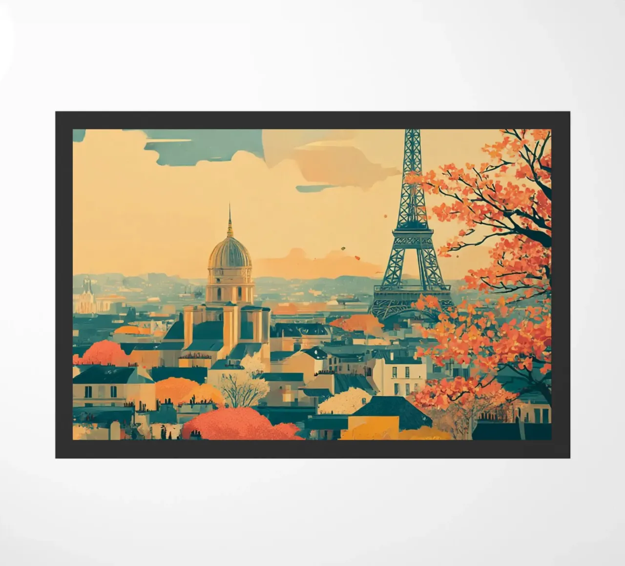 Autumn Reverie over Paris zerbino da Mosaic Dialogue