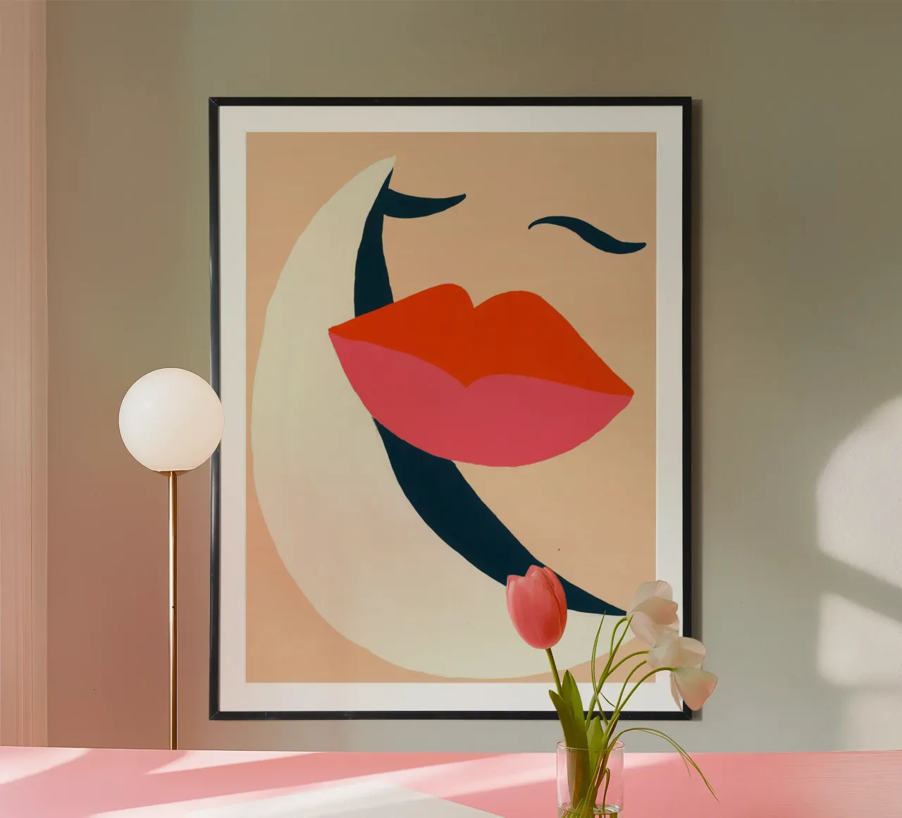Abstracte nachtzoen | Art Déco heroverwogen poster van Autofocus