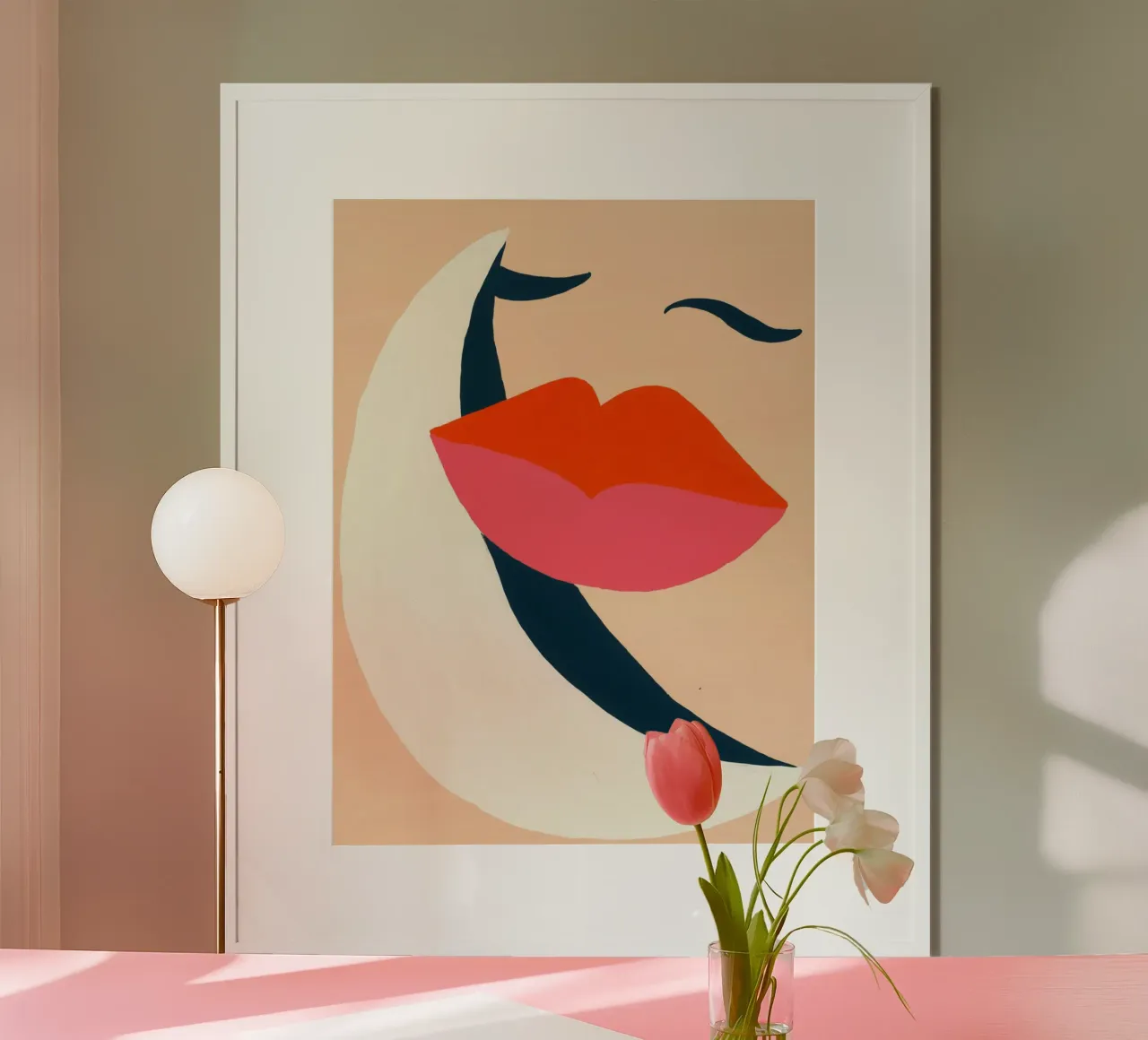 Abstracte nachtzoen | Art Déco heroverwogen poster van Autofocus
