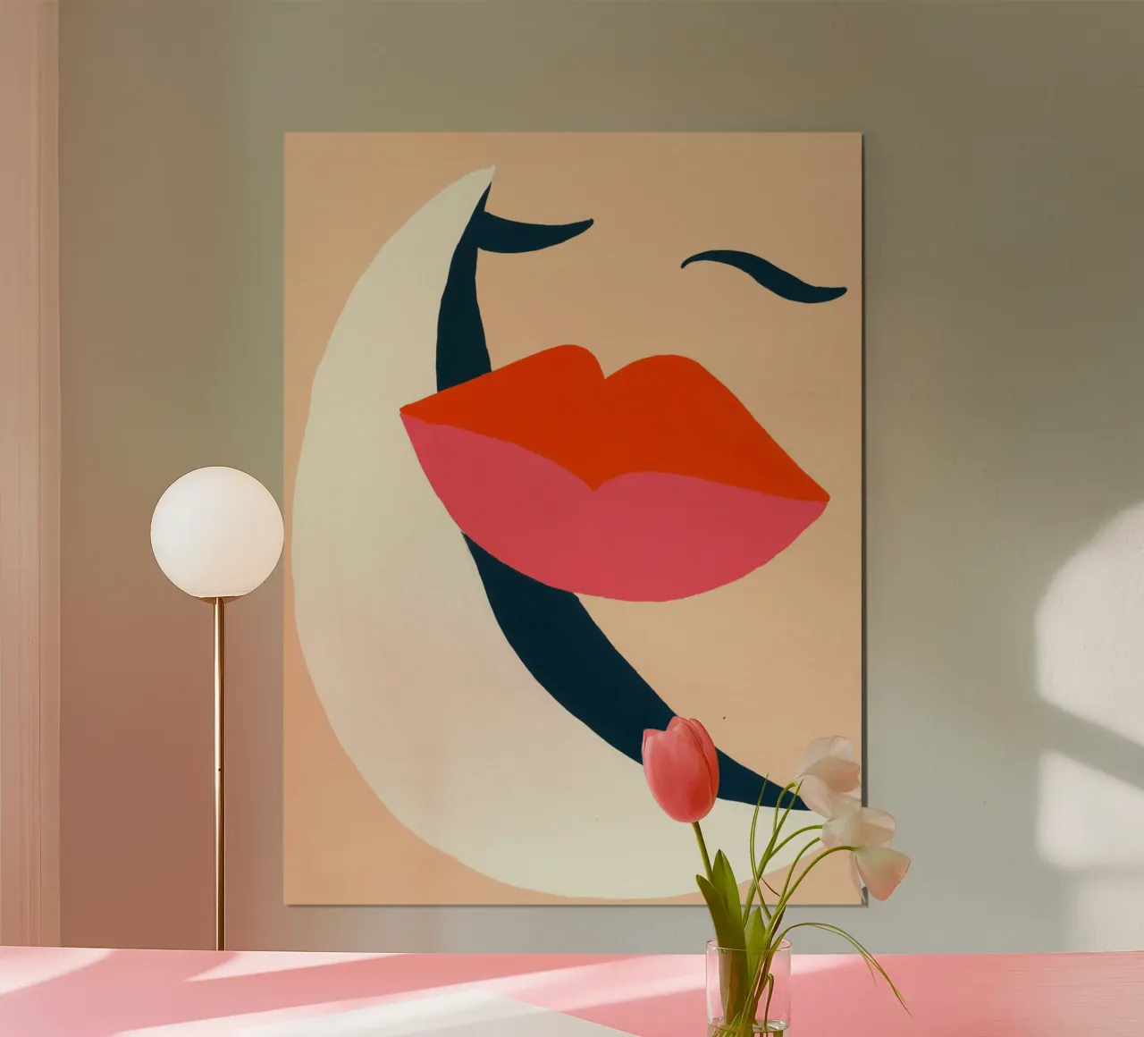 Abstracte nachtzoen | Art Déco heroverwogen poster van Autofocus