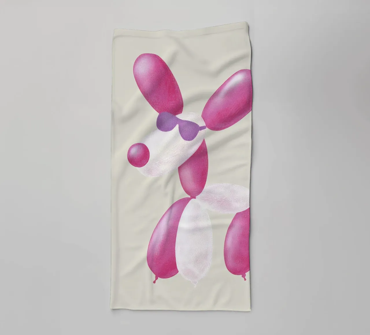Cane palloncino cool asciugamano da bagno da Carinaprint