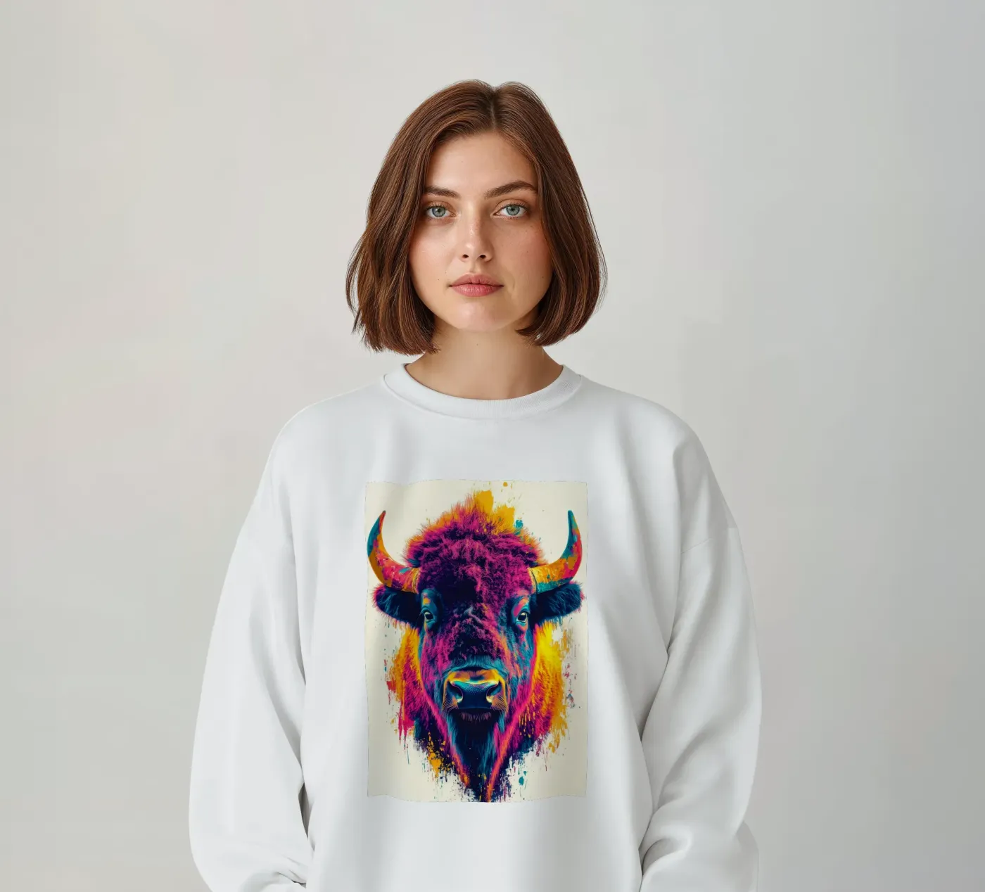 Bisonte felpa da Lionmixart