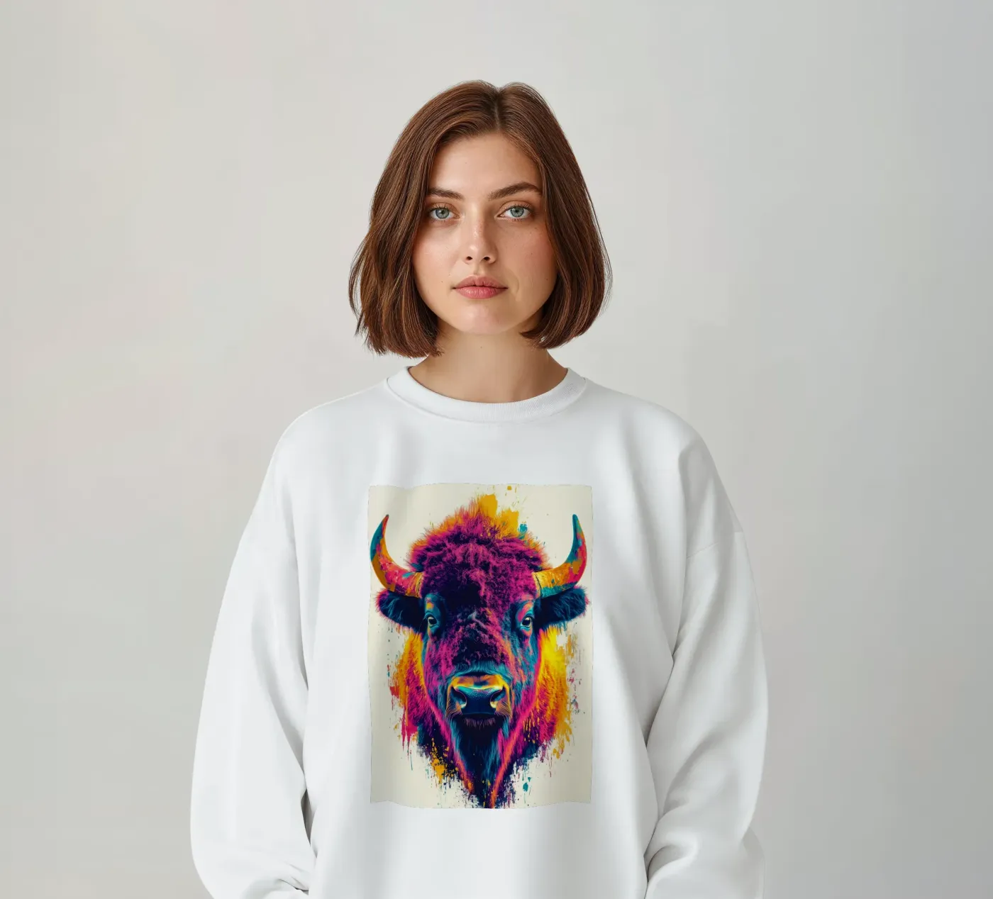 Bisonte felpa da Lionmixart