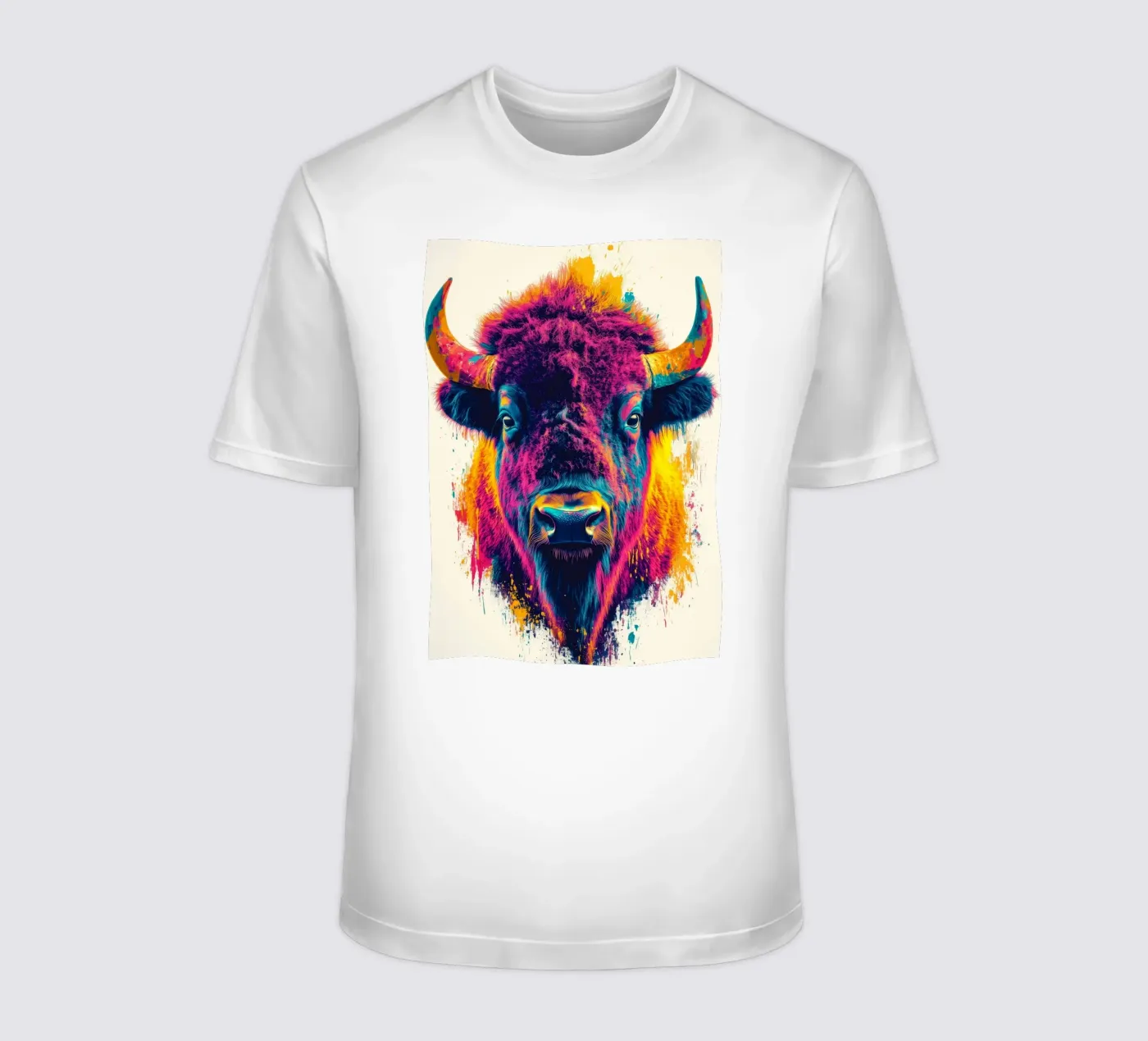 Bisonte t-shirt da Lionmixart