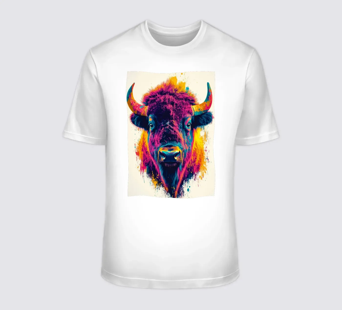 Bisonte t-shirt da Lionmixart