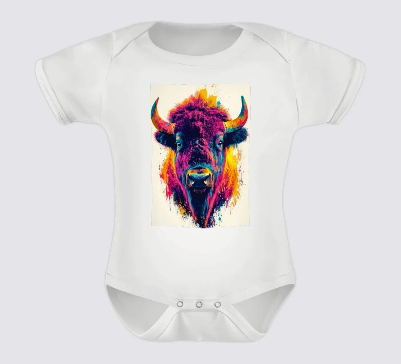 Bison body bébé de Lionmixart