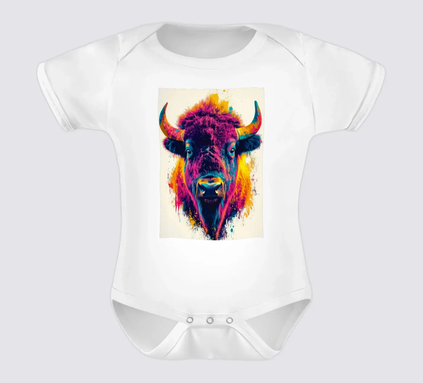 Bison body bébé de Lionmixart