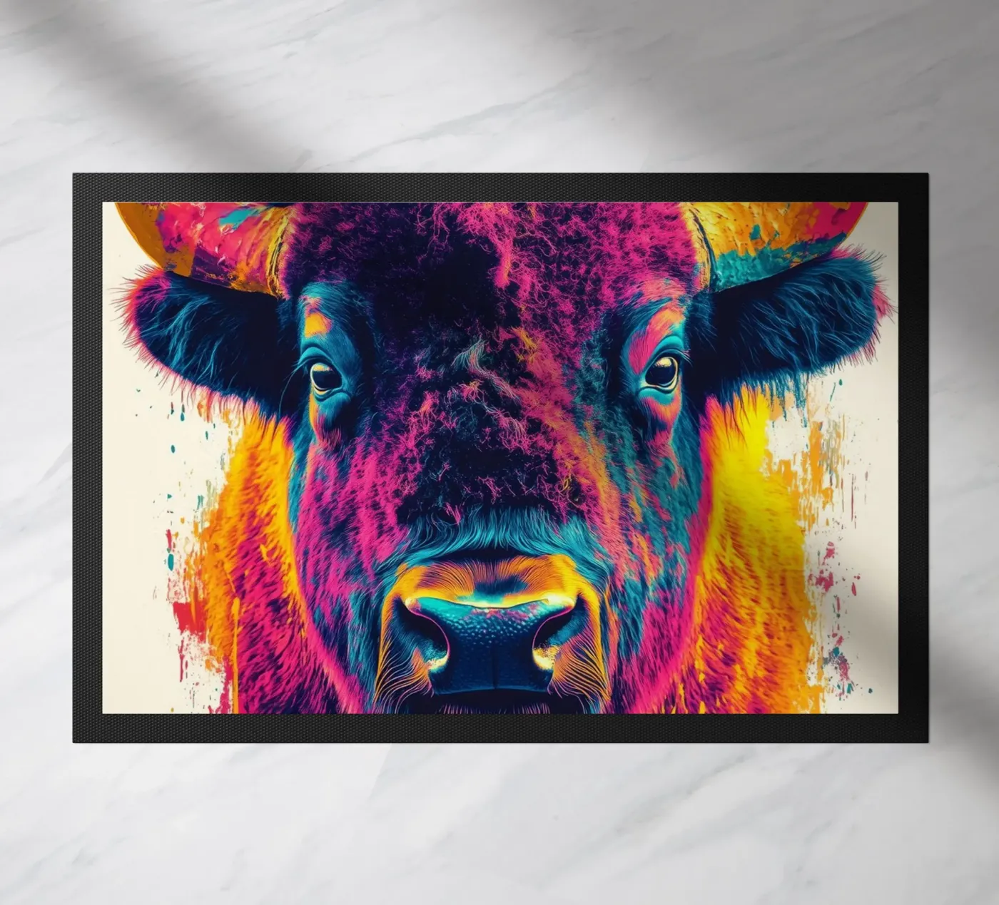 Bizon deurmat van Lionmixart