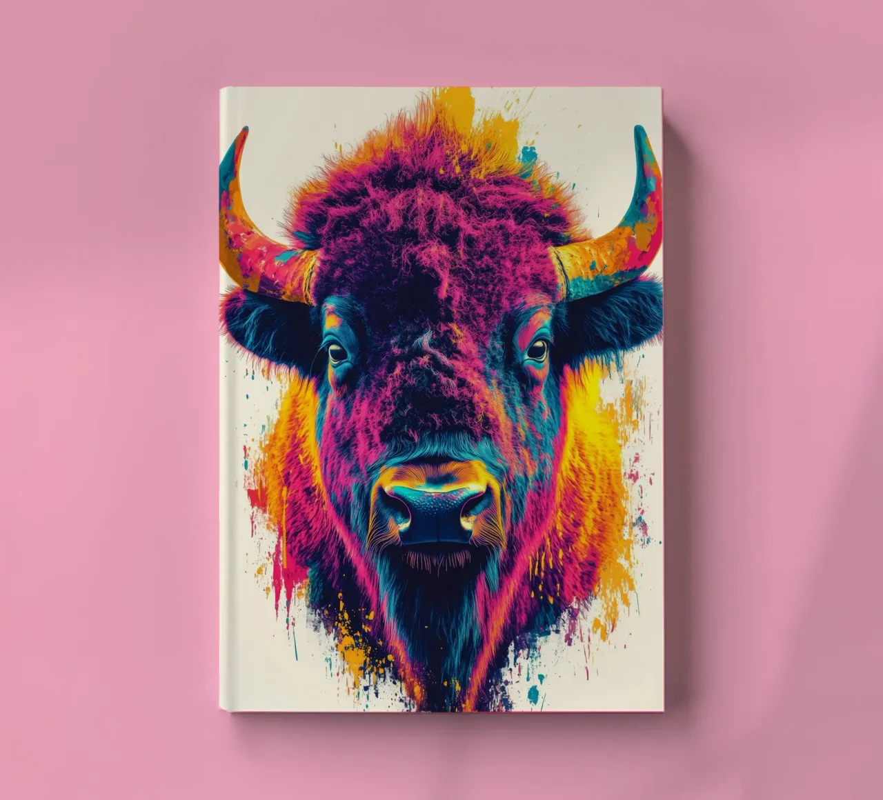 Bison notebook by Lionmixart