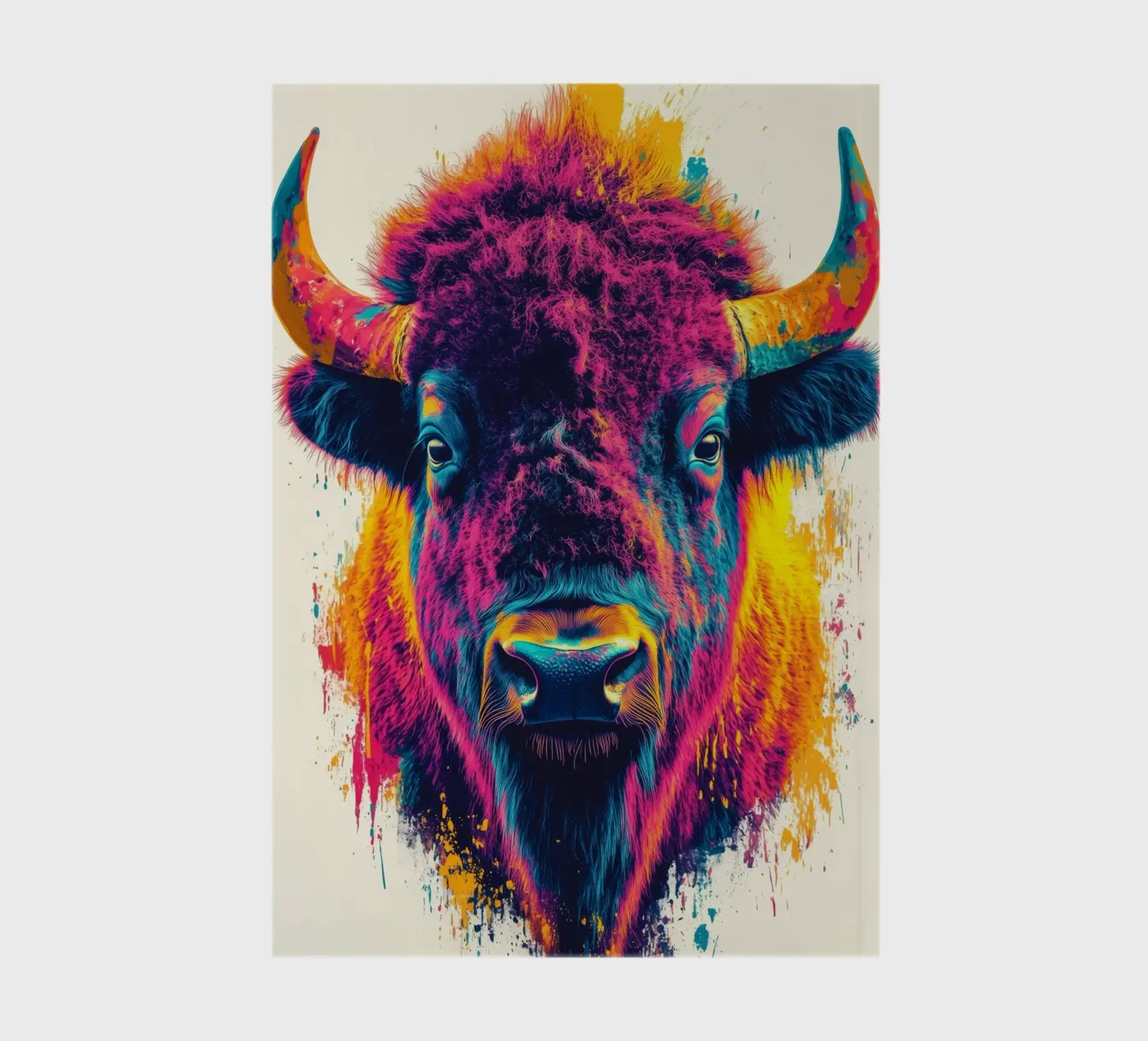 Bison notebook by Lionmixart