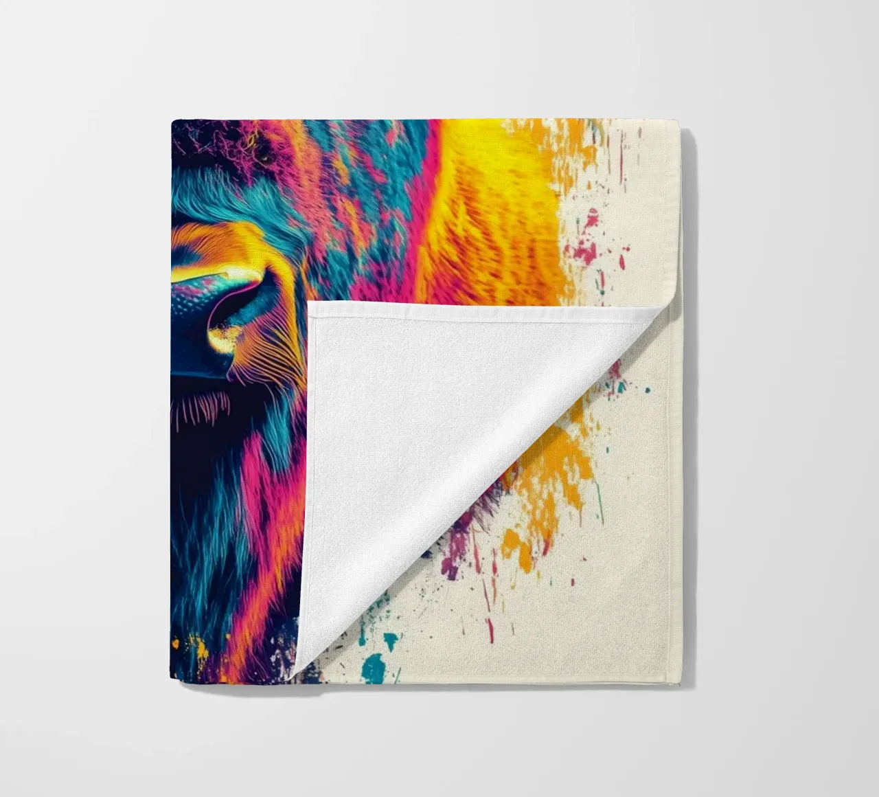 Bisonte telo mare da Lionmixart