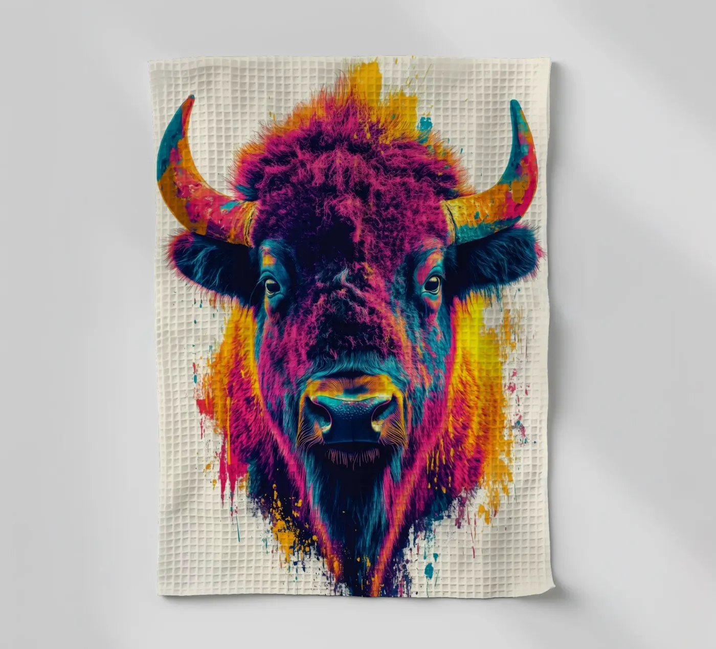 Bison torchon de Lionmixart
