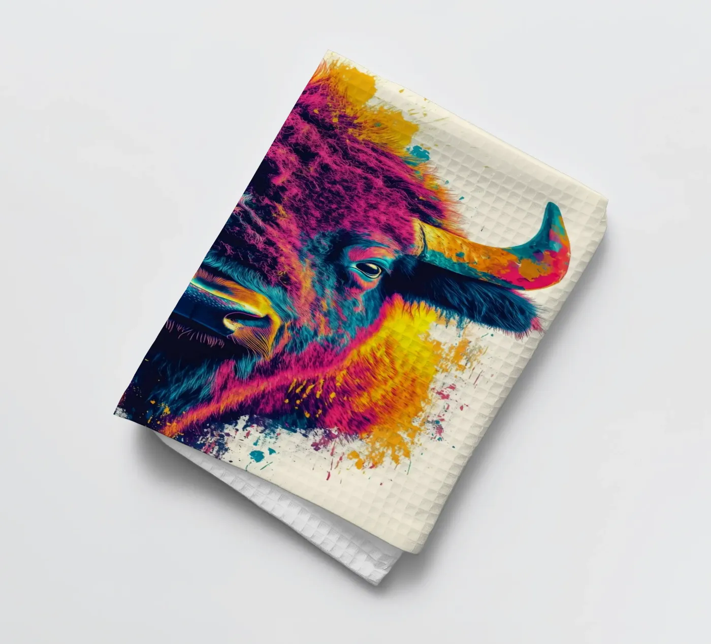 Bison torchon de Lionmixart