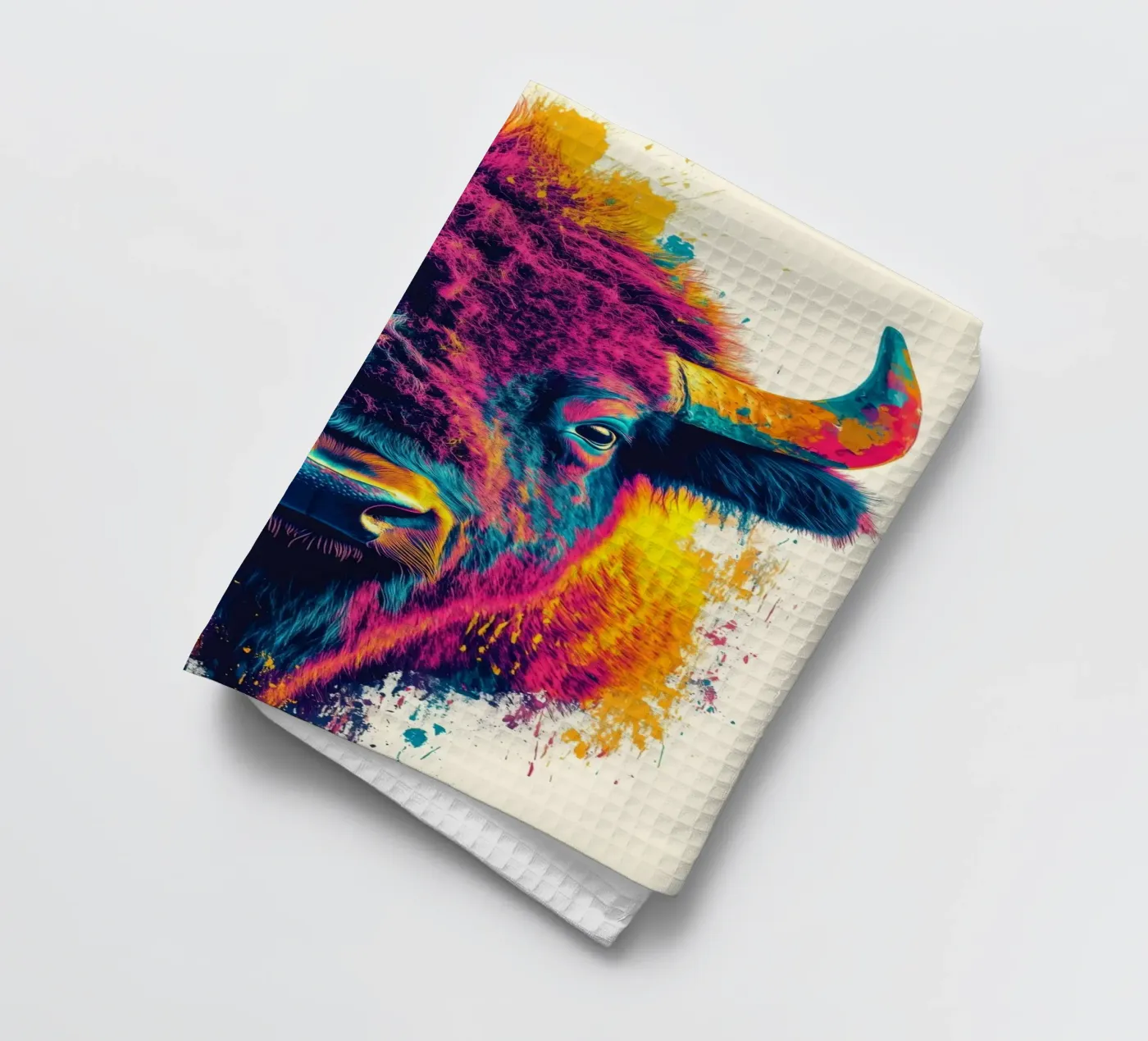 Bison torchon de Lionmixart