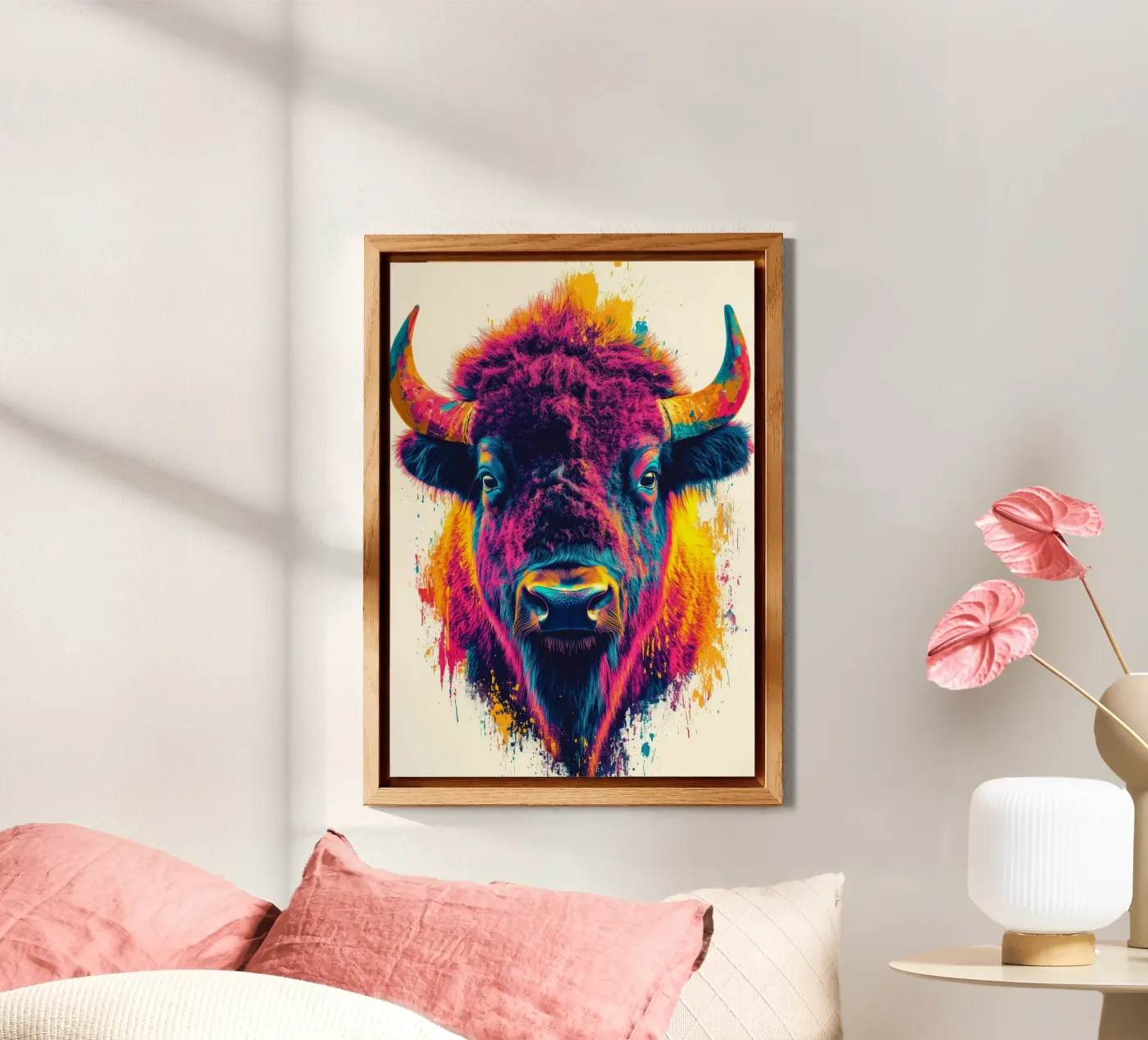 Bisonte alluminio dibond da Lionmixart