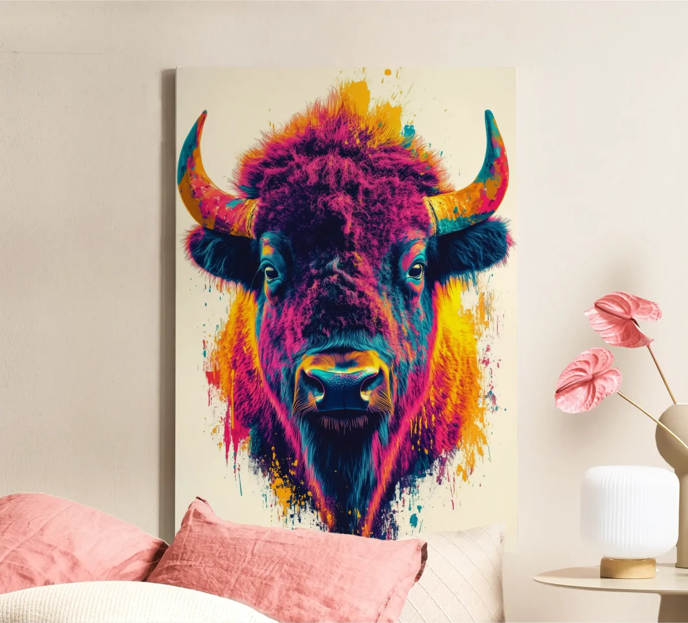 Bison tela da Lionmixart