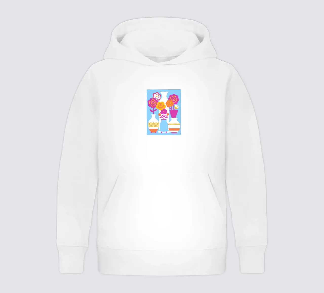 Quattro vasi di fiori felpa bambino con cappuccio da FLOWER PLACE SHOP