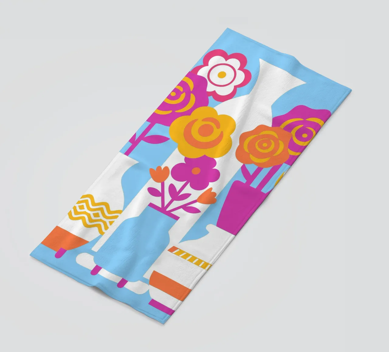 Quattro vasi di fiori telo mare da FLOWER PLACE SHOP