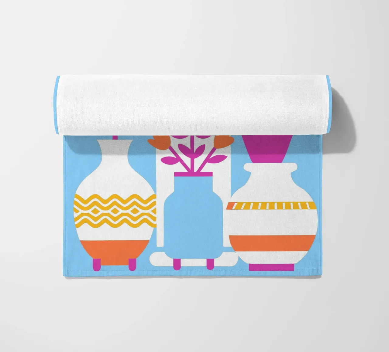 Quattro vasi di fiori telo mare da FLOWER PLACE SHOP