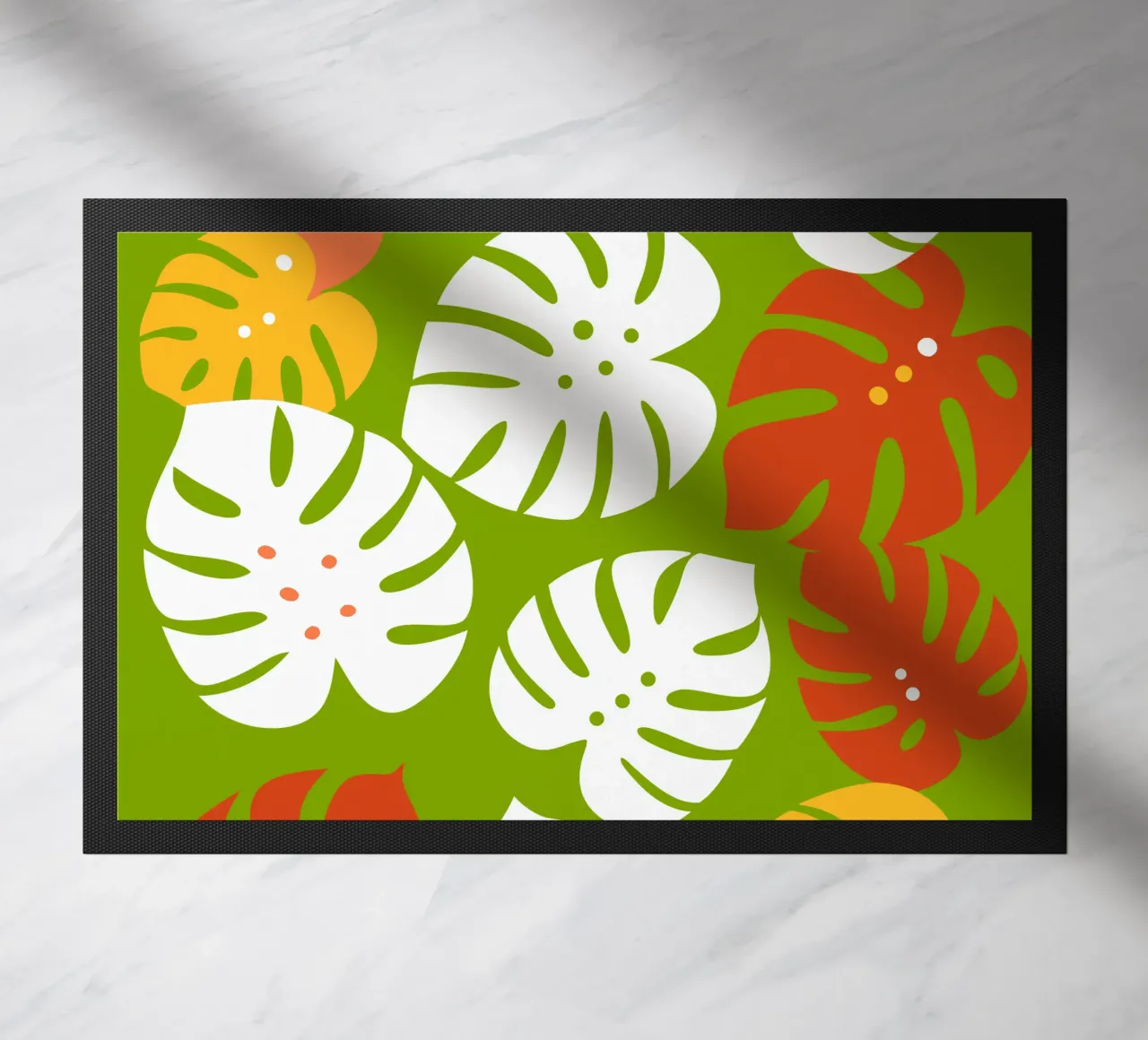 Monstera Fiore Pettern zerbino da FLOWER PLACE SHOP