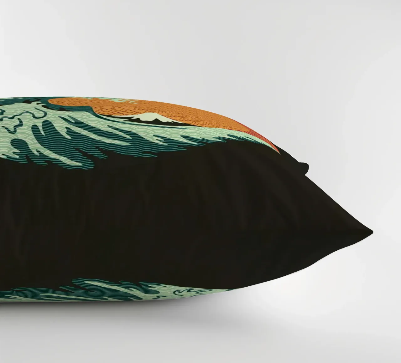 Kanagawa Wave Japanese Patterns cuscino da Tobe Fonseca