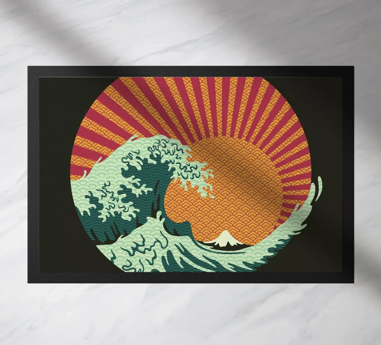 Kanagawa Wave Japanese Patterns zerbino da Tobe Fonseca