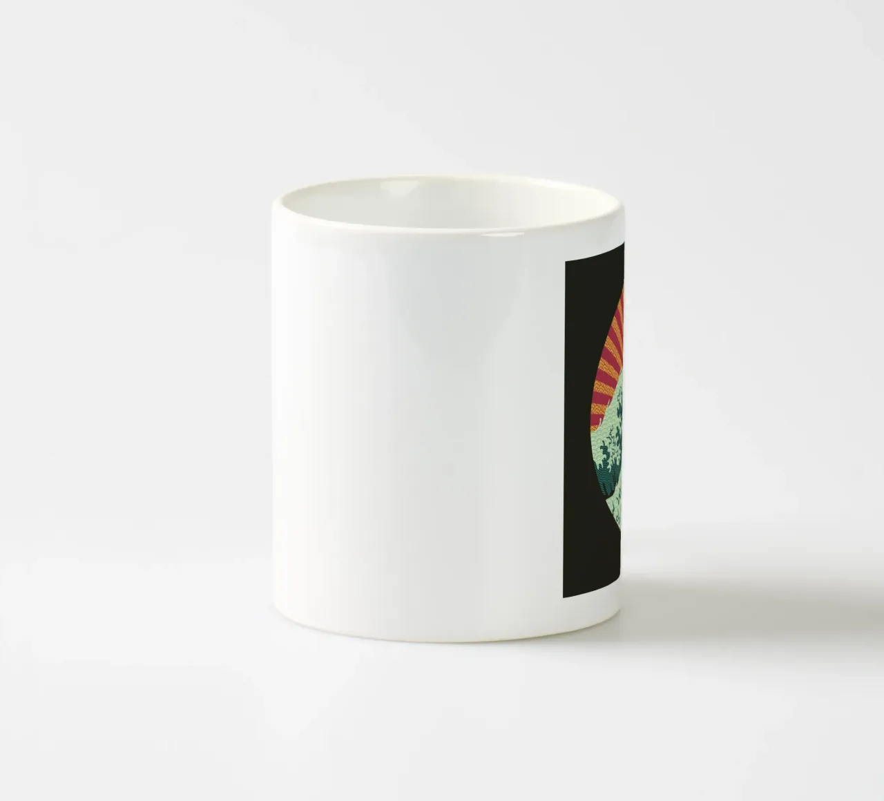 Kanagawa Wave Japanese Patterns tazza in ceramica da Tobe Fonseca
