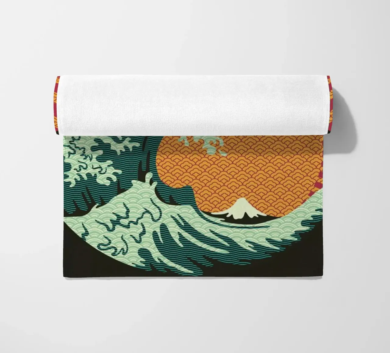 Kanagawa Wave Japanese Patterns telo mare da Tobe Fonseca