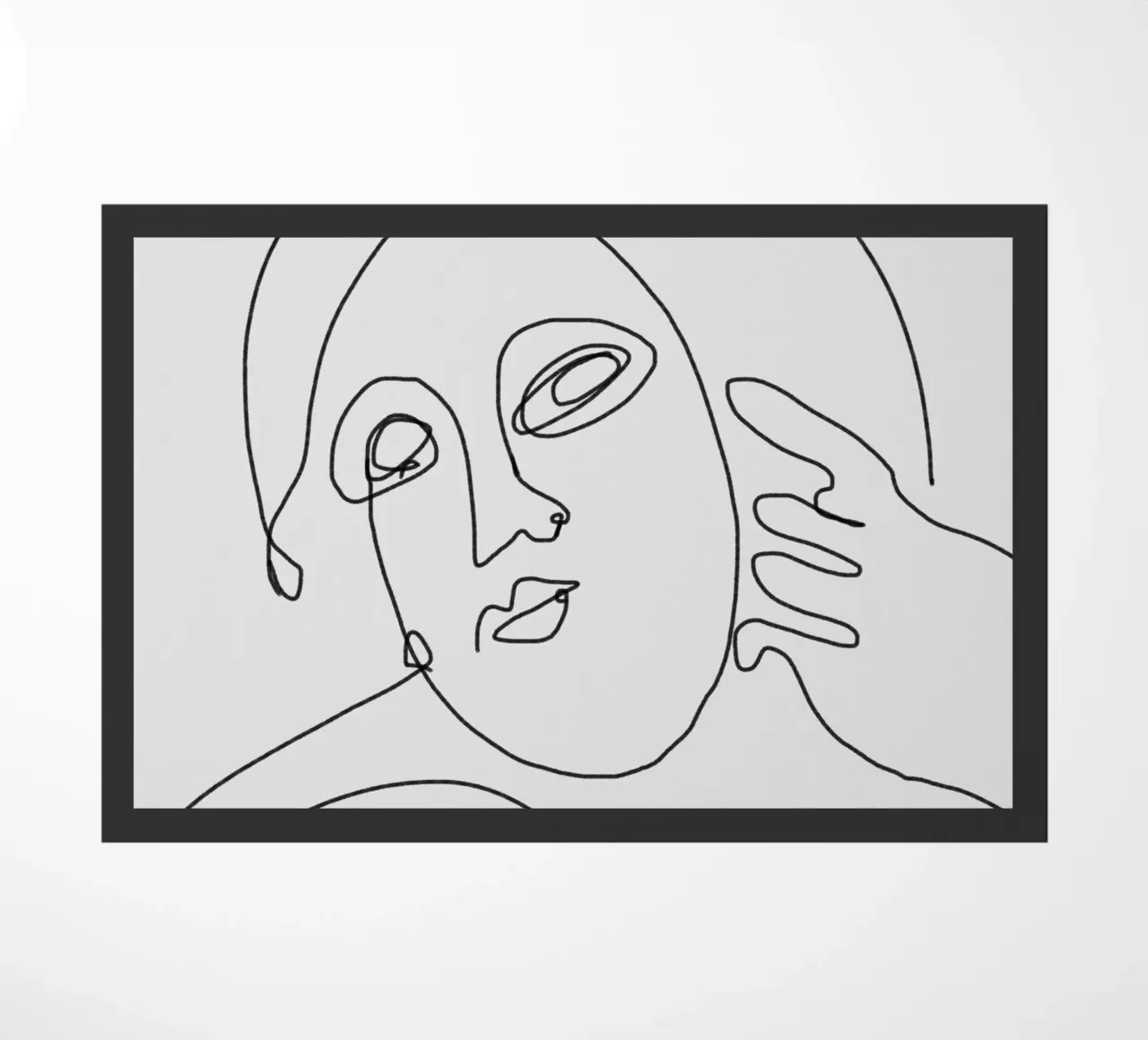 Ritratto in line art zerbino da Little Dean