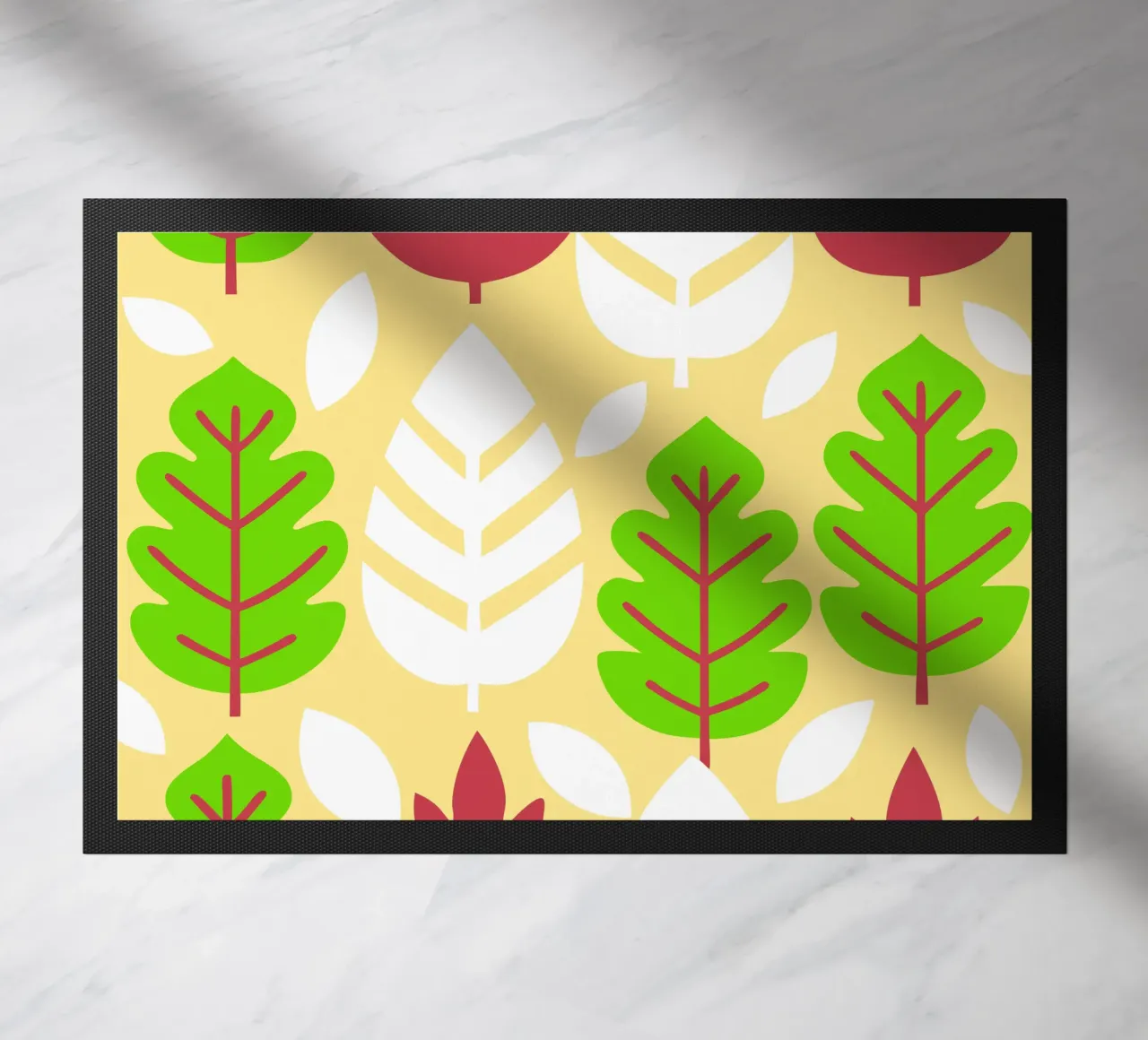 Leaf Pettern doormat by FLOWER PLACE SHOP