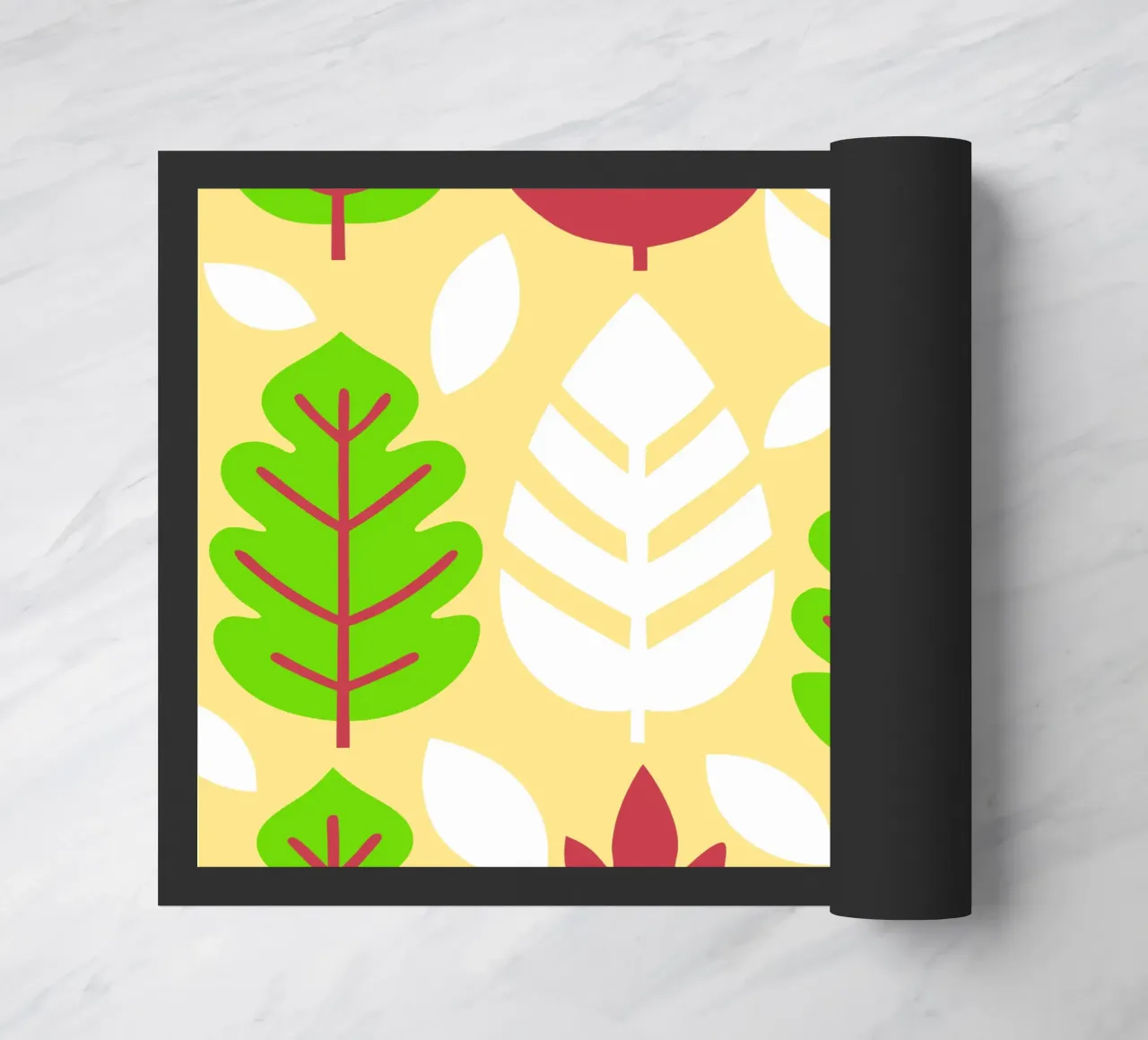 Leaf Pettern doormat by FLOWER PLACE SHOP