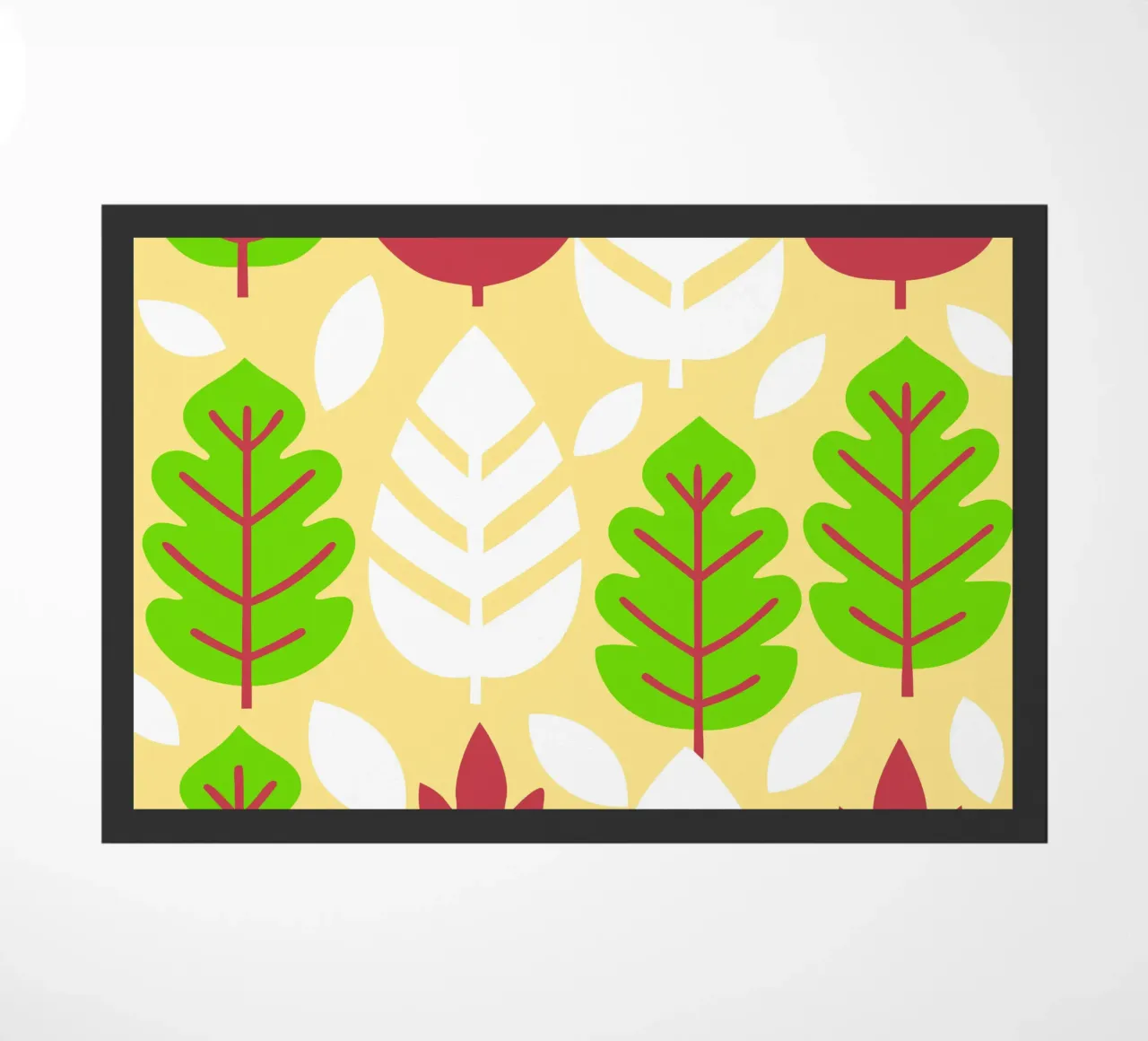 Leaf Pettern doormat by FLOWER PLACE SHOP